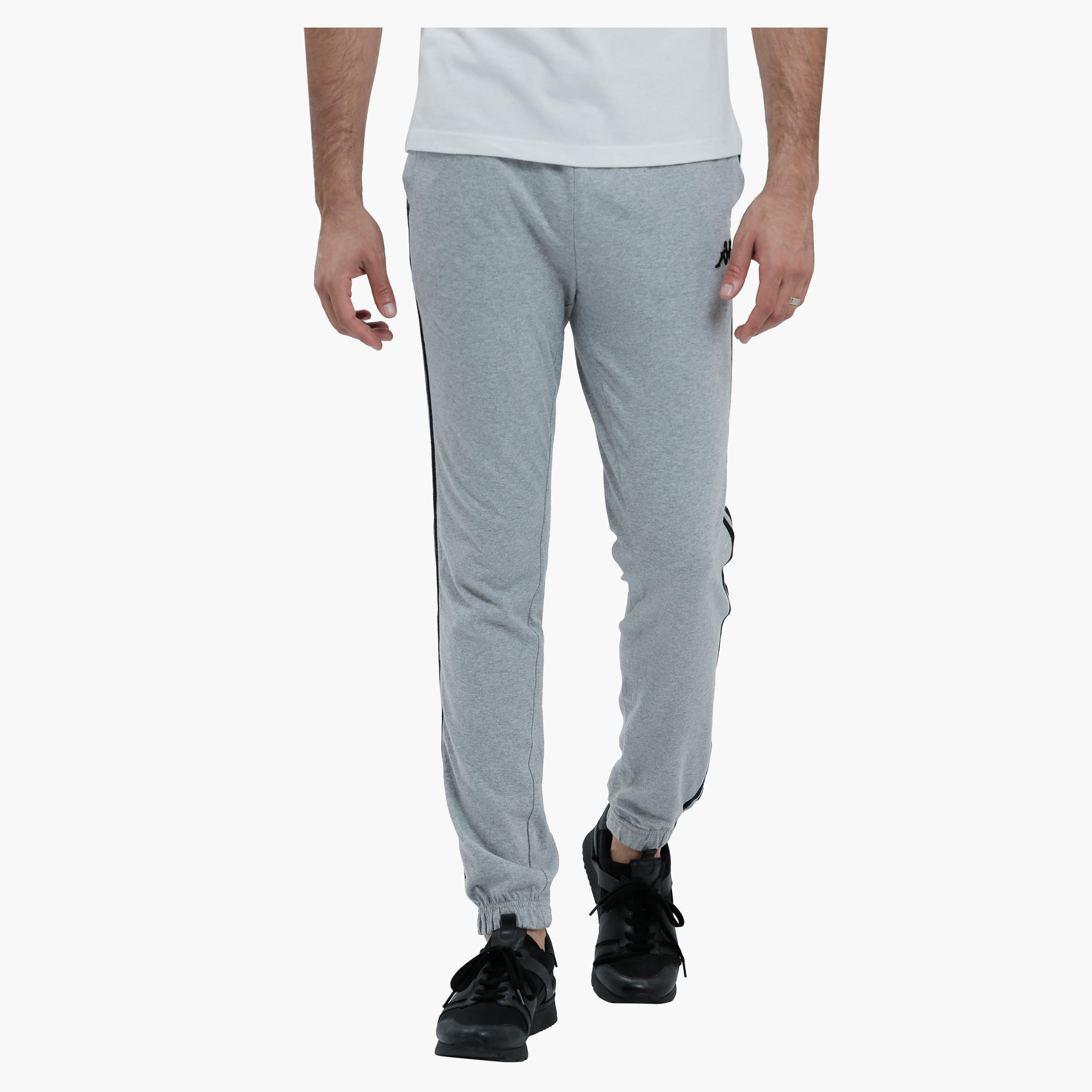 Kappa Full Length Pants with Elasticised Cuffs in Slim Fit-men-clothing-sportswearandactivewear-bottoms-image-6