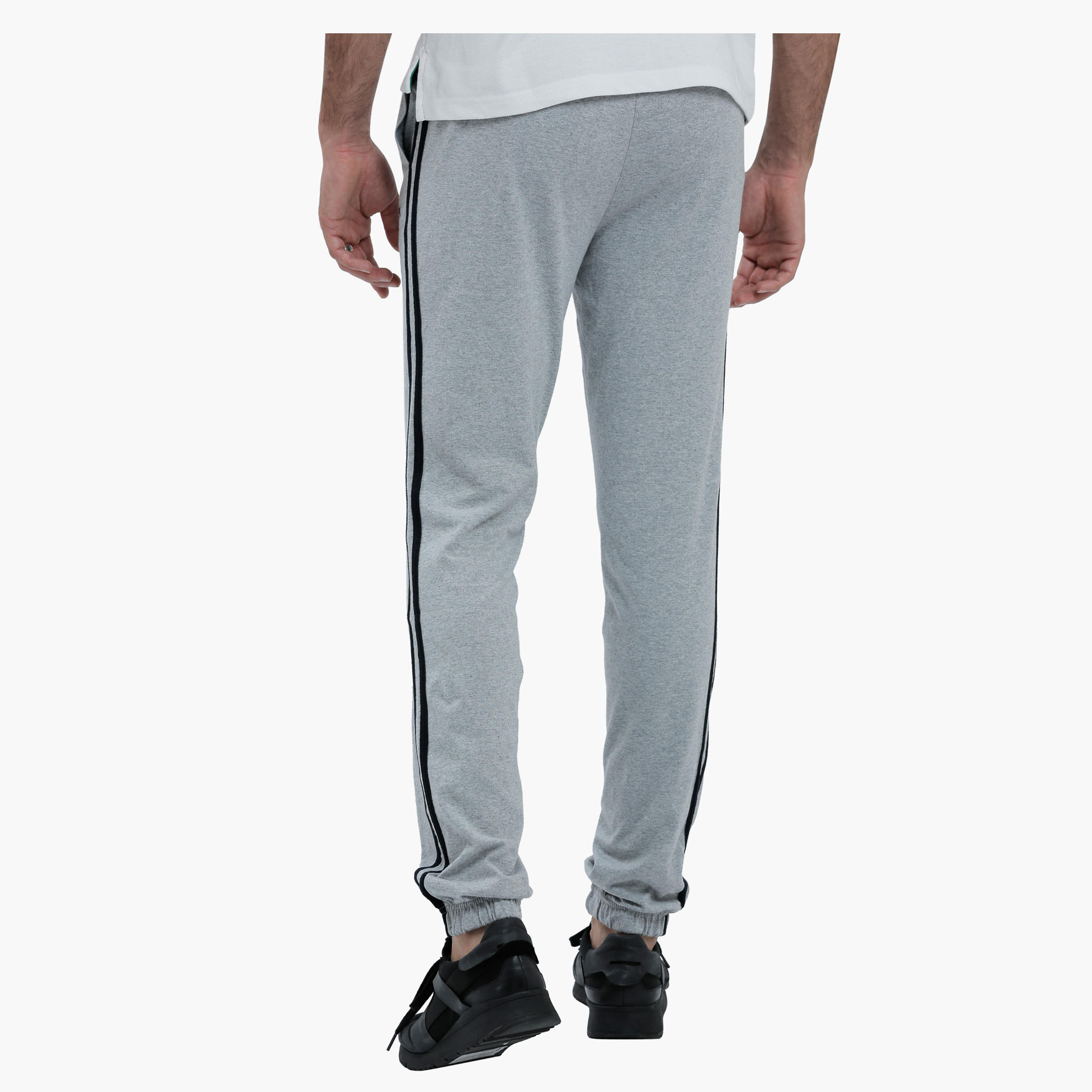 Kappa Full Length Pants with Elasticised Cuffs in Slim Fit-men-clothing-sportswearandactivewear-bottoms-image-7