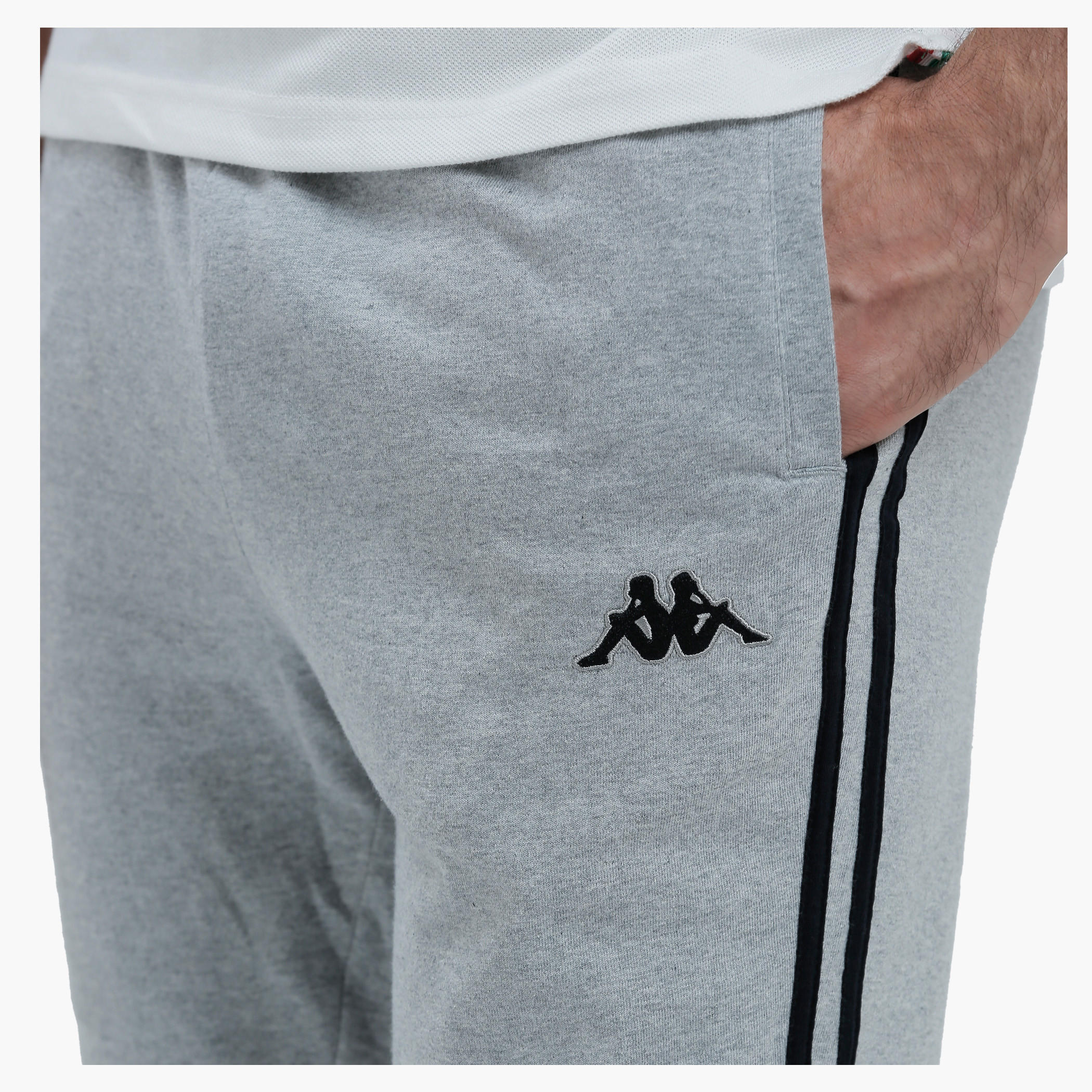 Kappa Full Length Pants with Elasticised Cuffs in Slim Fit-men-clothing-sportswearandactivewear-bottoms-image-9