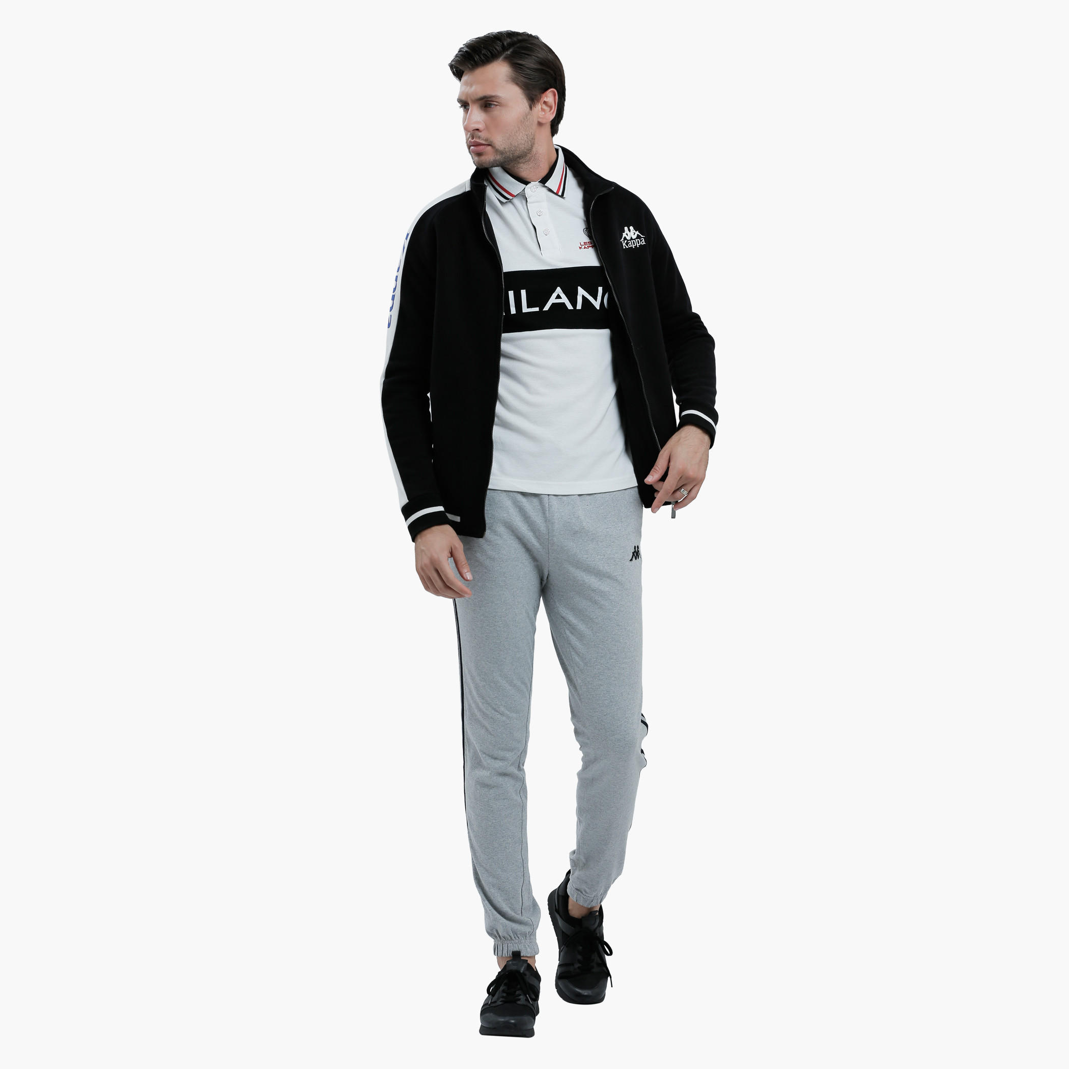Kappa Full Length Pants with Elasticised Cuffs in Slim Fit-men-clothing-sportswearandactivewear-bottoms-image-10