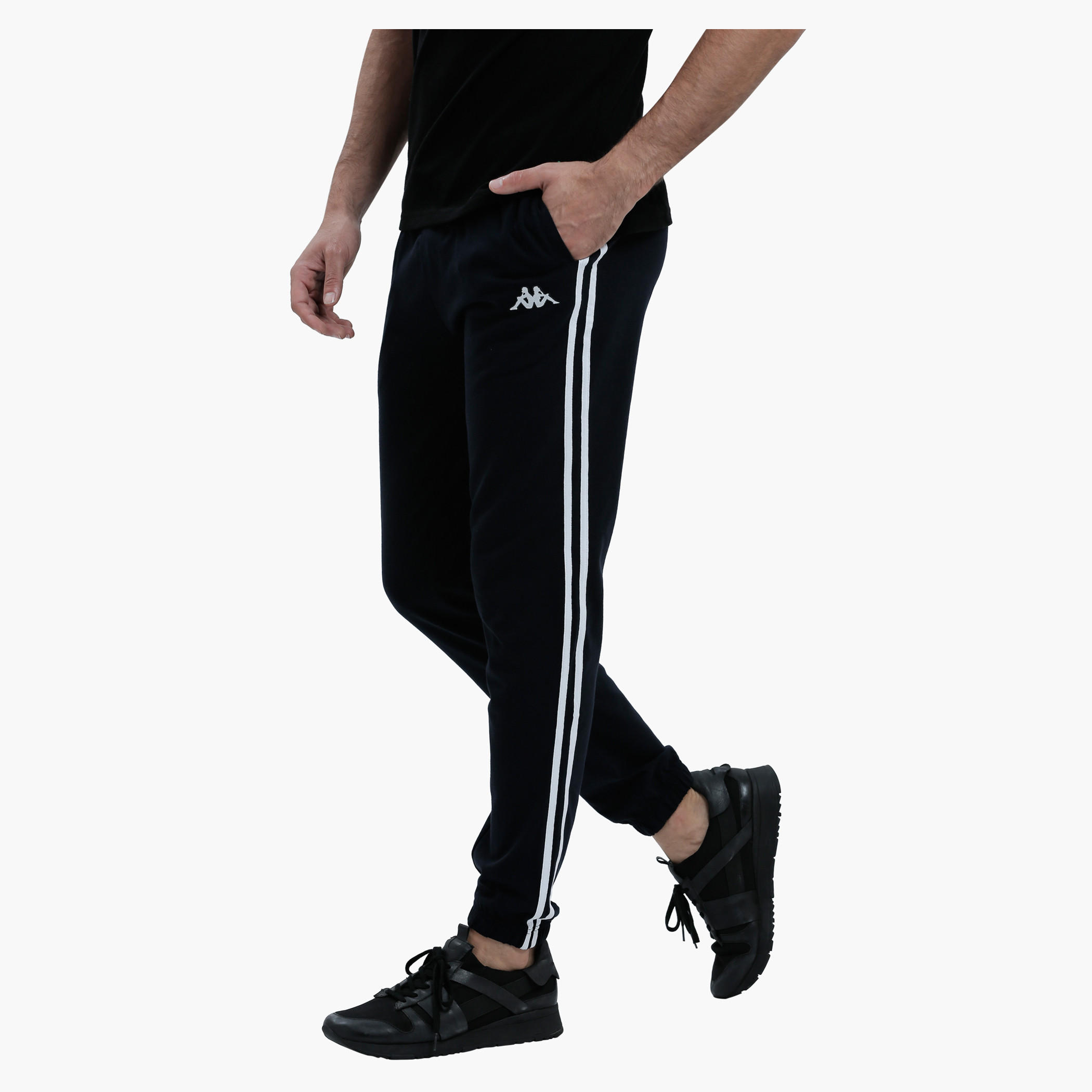 Kappa Full Length Pants with Elasticised Cuffs in Slim Fit-men-clothing-sportswearandactivewear-bottoms-image-13