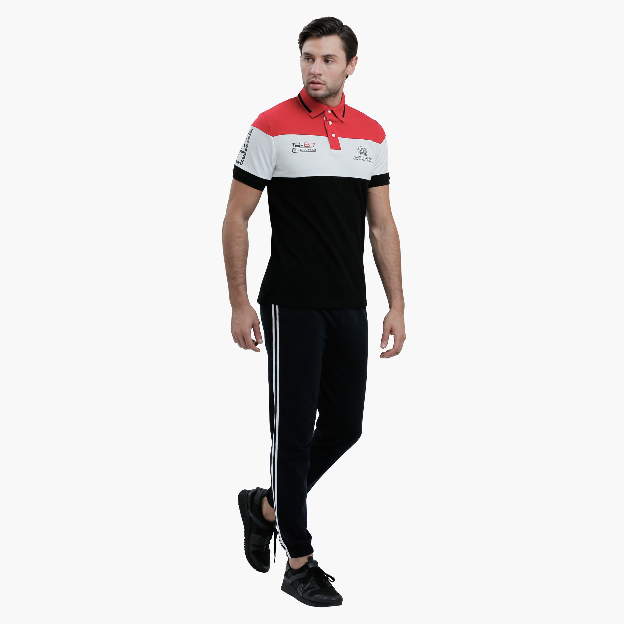 Kappa Full Length Pants with Elasticised Cuffs in Slim Fit-men-clothing-sportswearandactivewear-bottoms-image-15