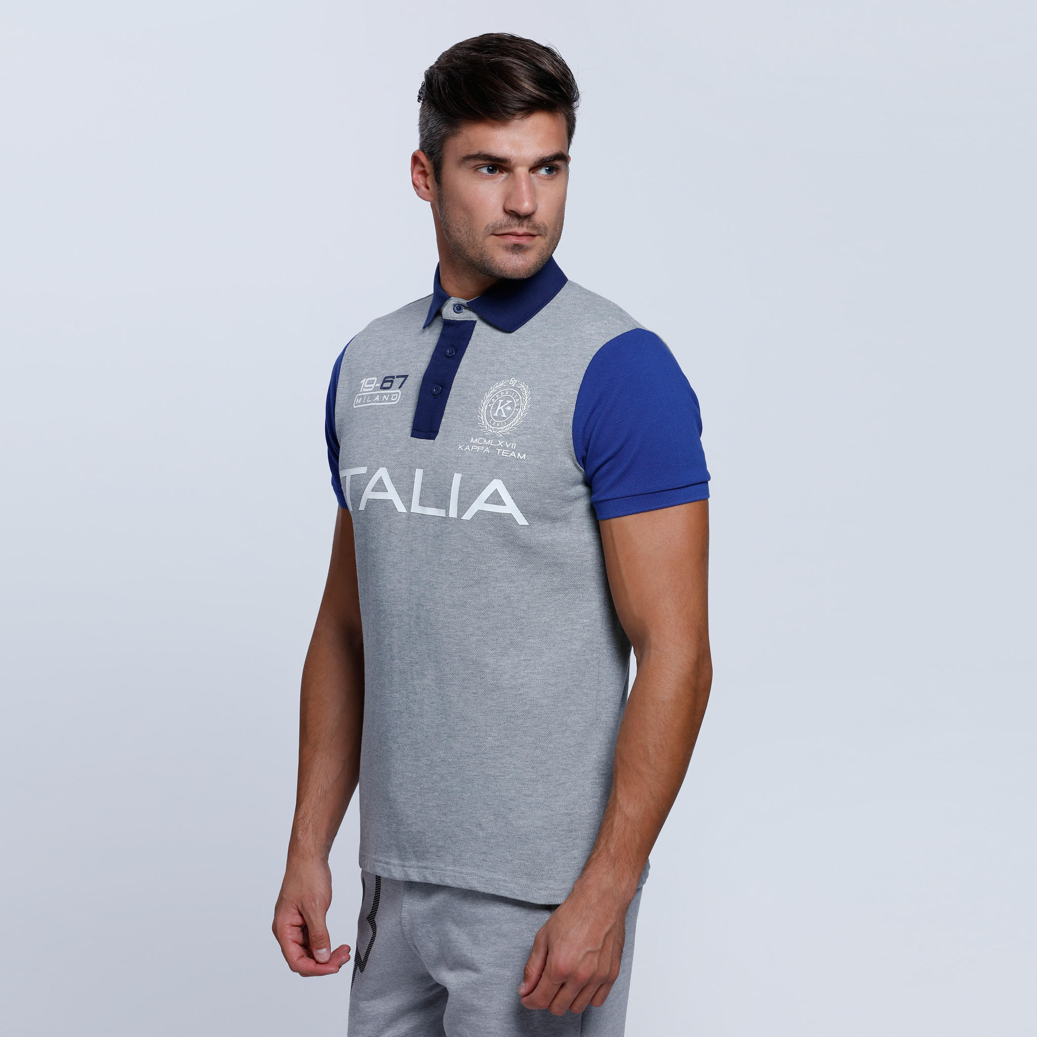 Kappa Printed Polo Neck T-Shirt with Short Sleeves-men-clothing-tshirtsandpolos-polos-image-3