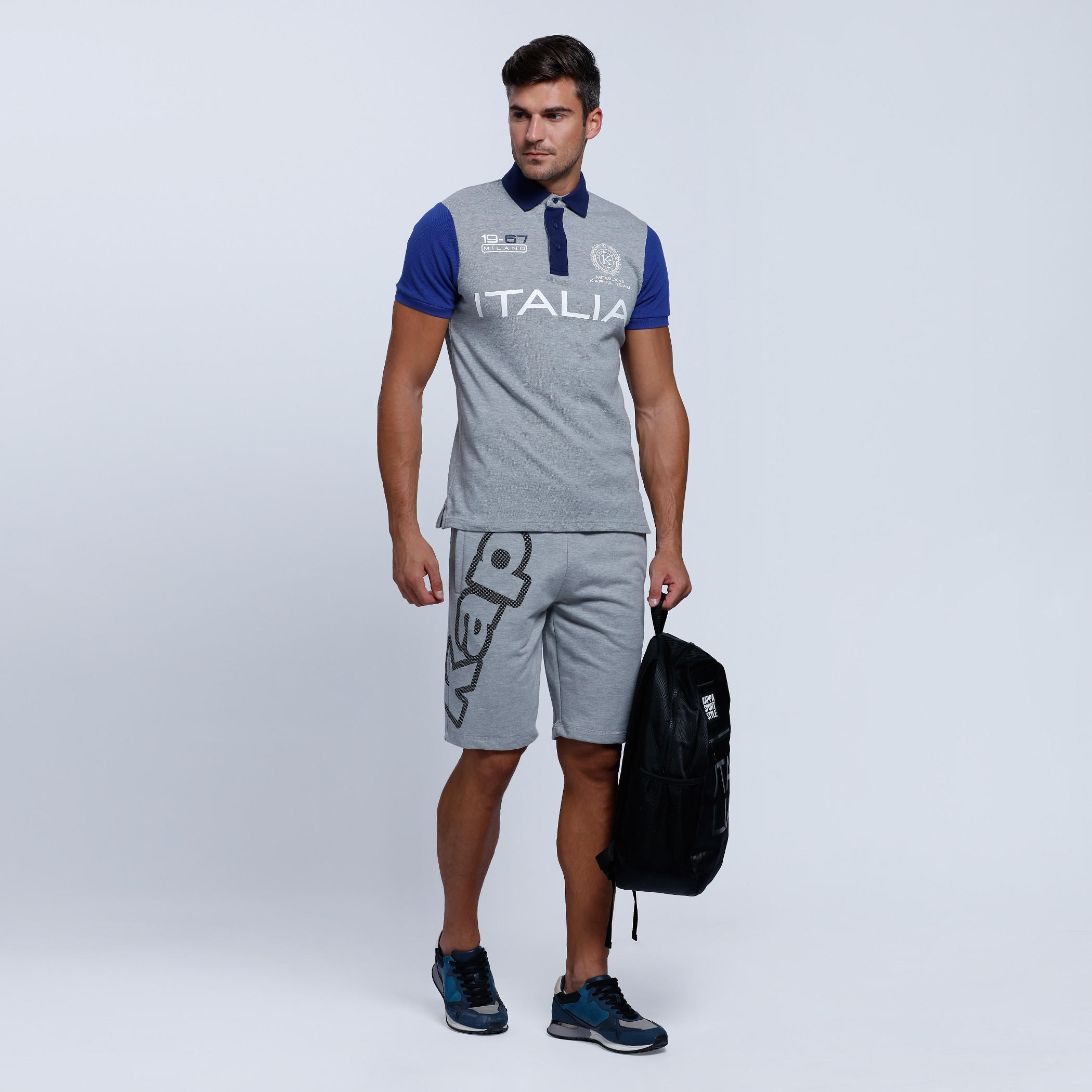 Kappa Printed Polo Neck T-Shirt with Short Sleeves-men-clothing-tshirtsandpolos-polos-image-5