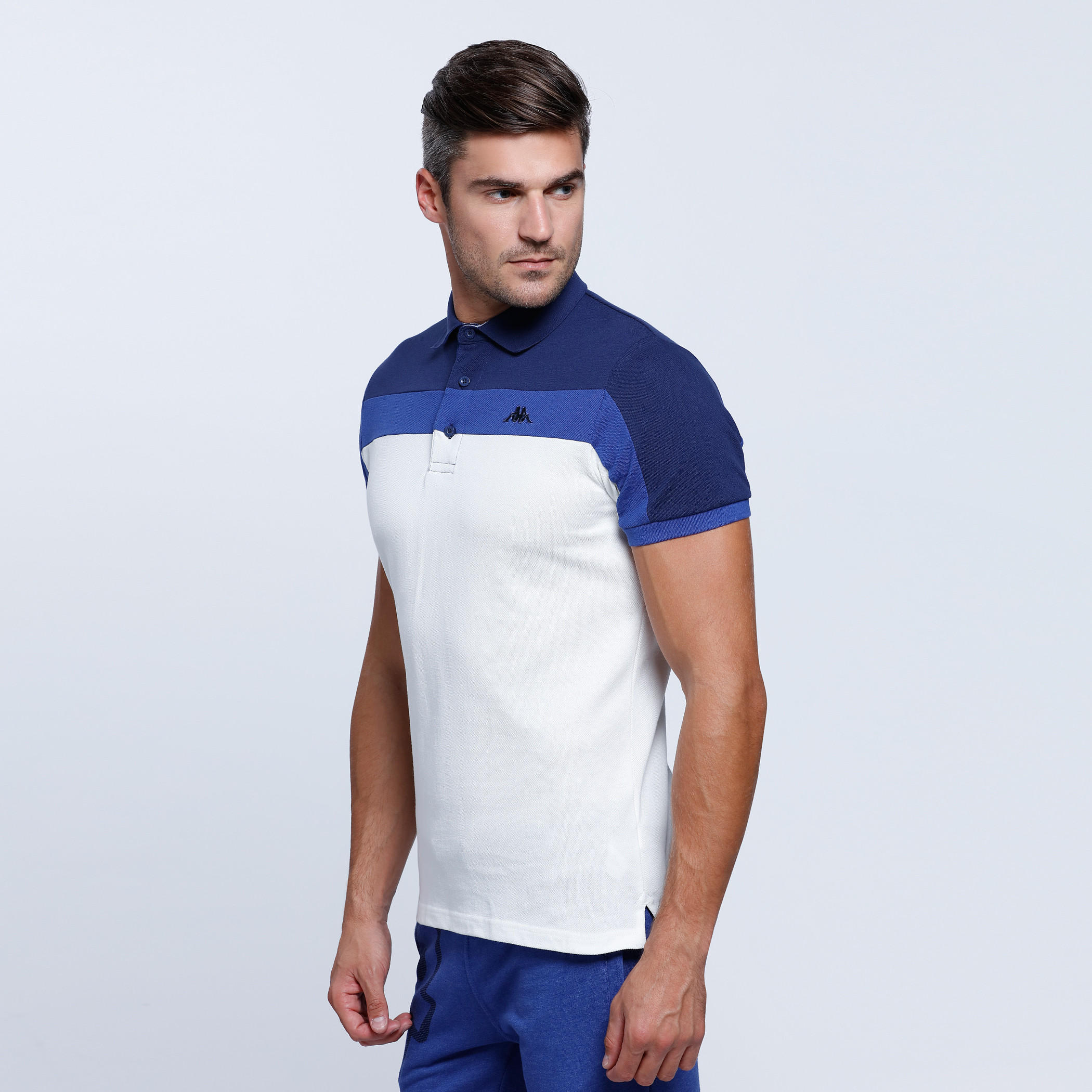 Kappa Printed Polo Neck T-Shirt with Short Sleeves-men-clothing-tshirtsandpolos-polos-image-3