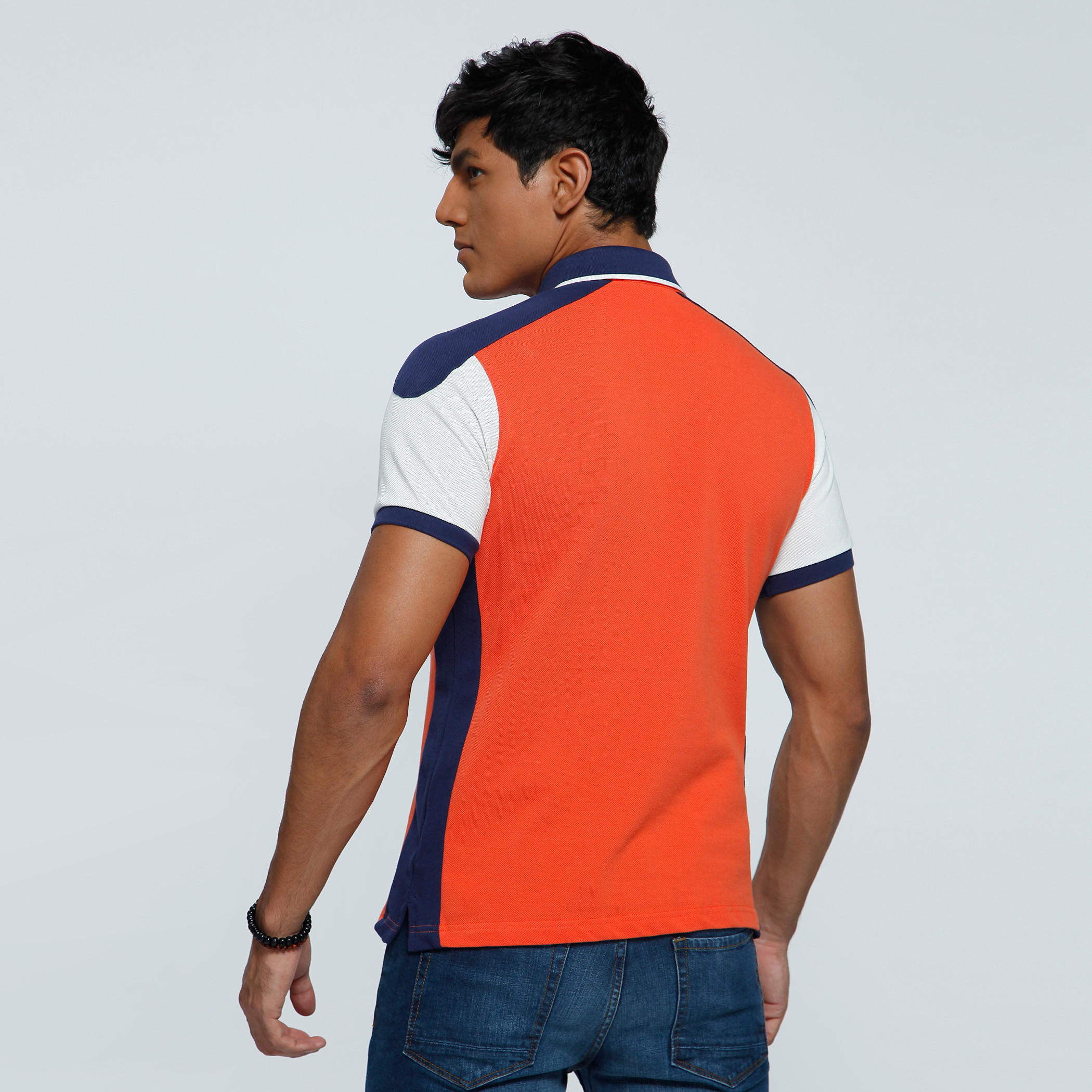Kappa Printed T-Shirt with Polo Neck and Short Sleeves-men-clothing-tshirtsandpolos-polos-image-2