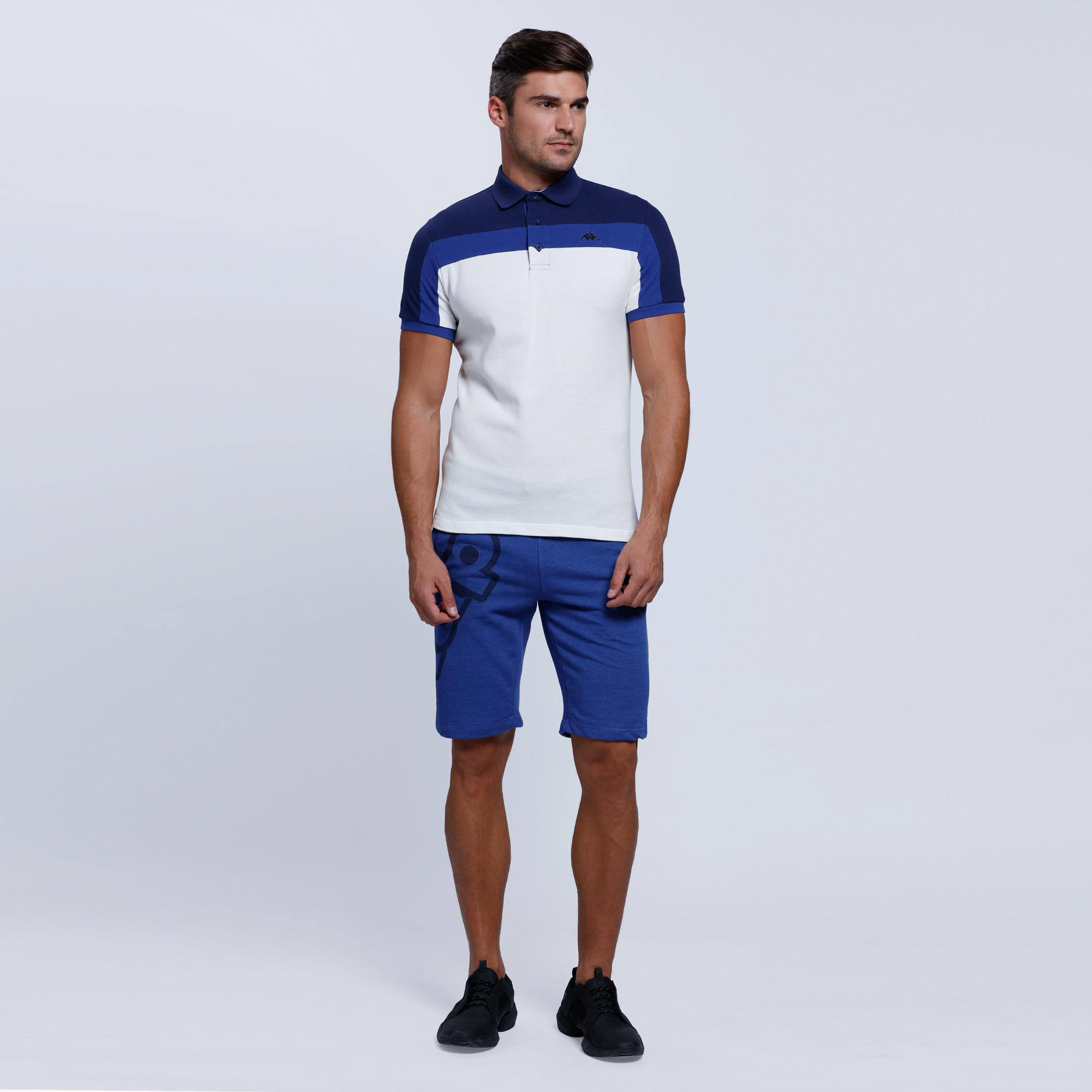 Shorts With Kappa Print Branding At Side-men-clothing-bottoms-shorts-image-15