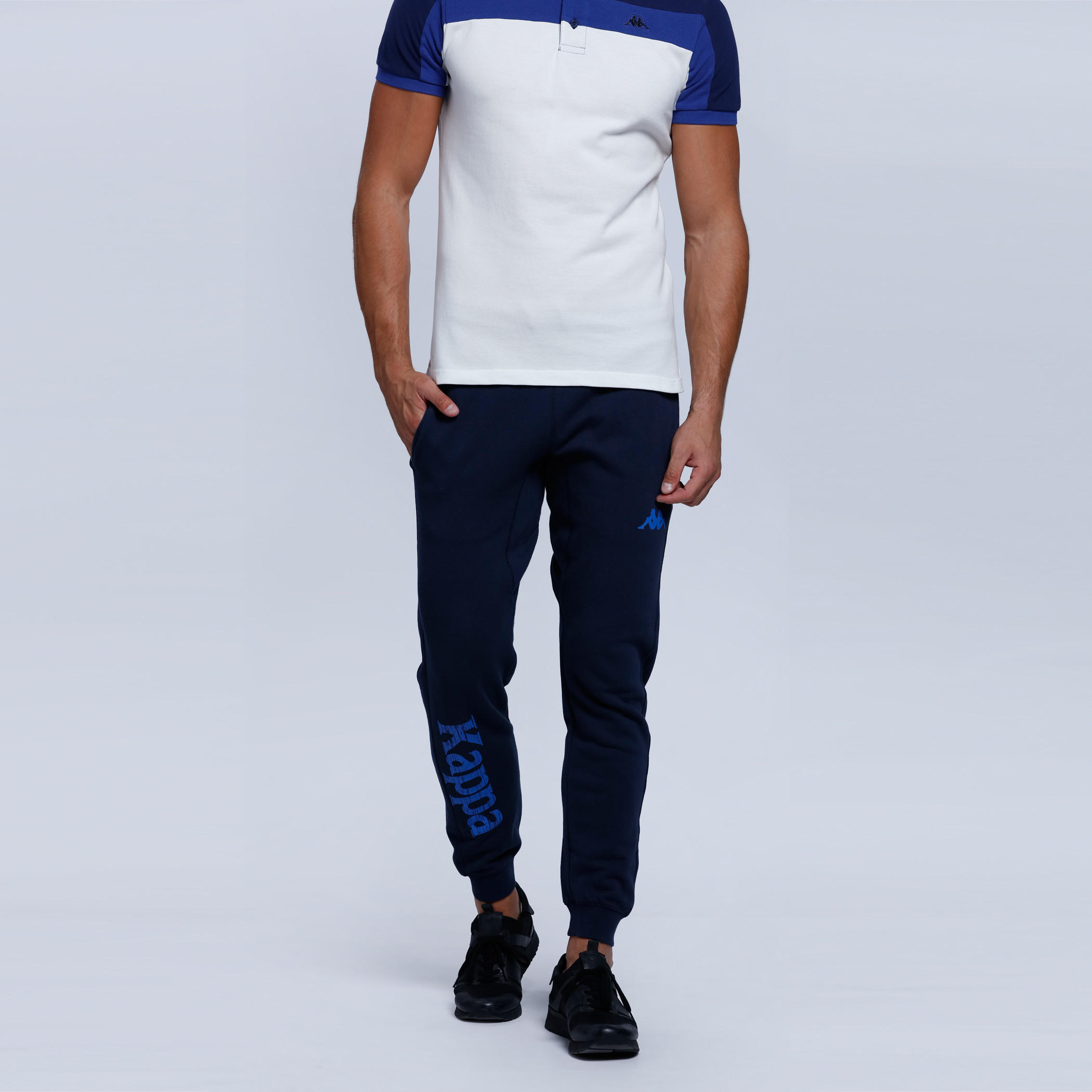 Kappa Printed Full Length Jog Pants with Snug Fitted Cuffs-men-clothing-sportswearandactivewear-bottoms-image-6