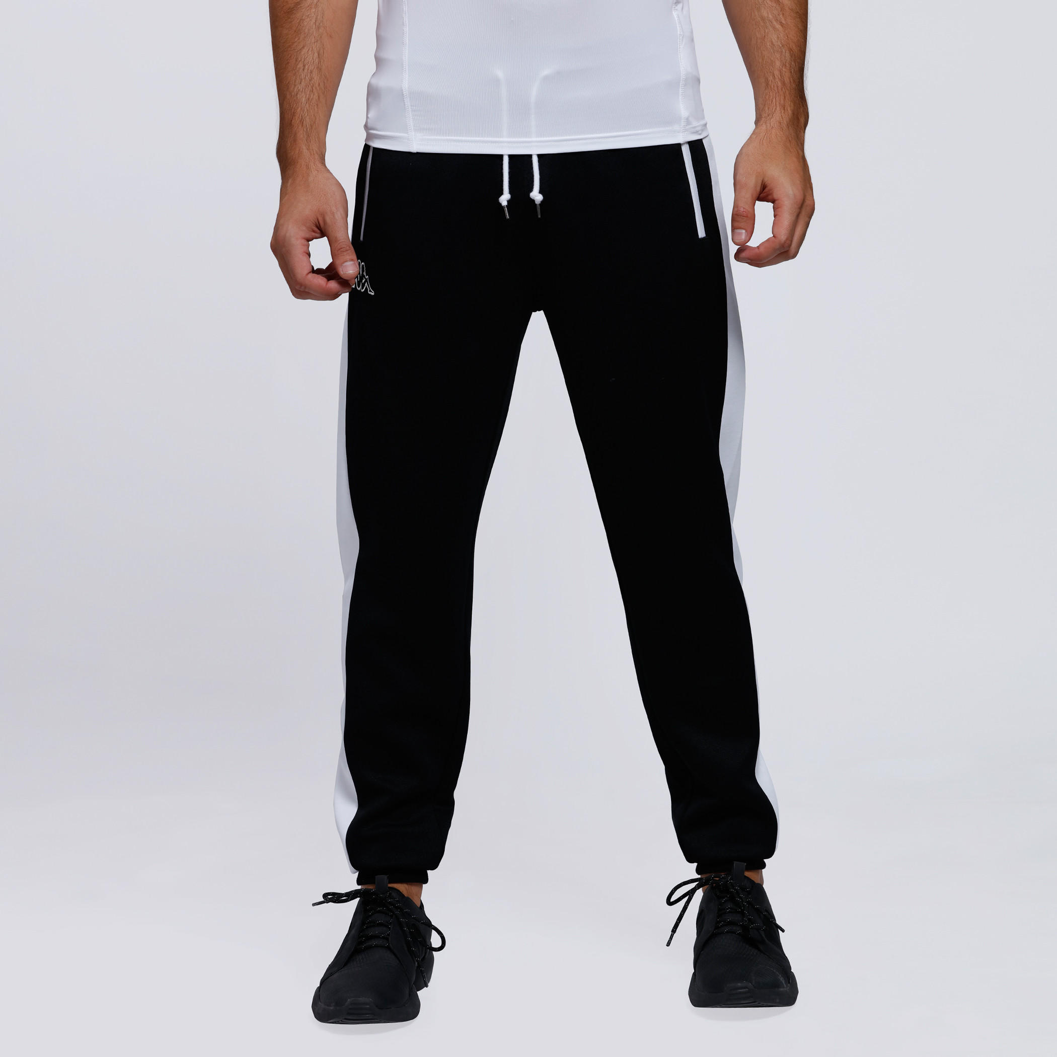 Full Length Pants with Elasticised Waistband-men-clothing-sportswearandactivewear-bottoms-image-1
