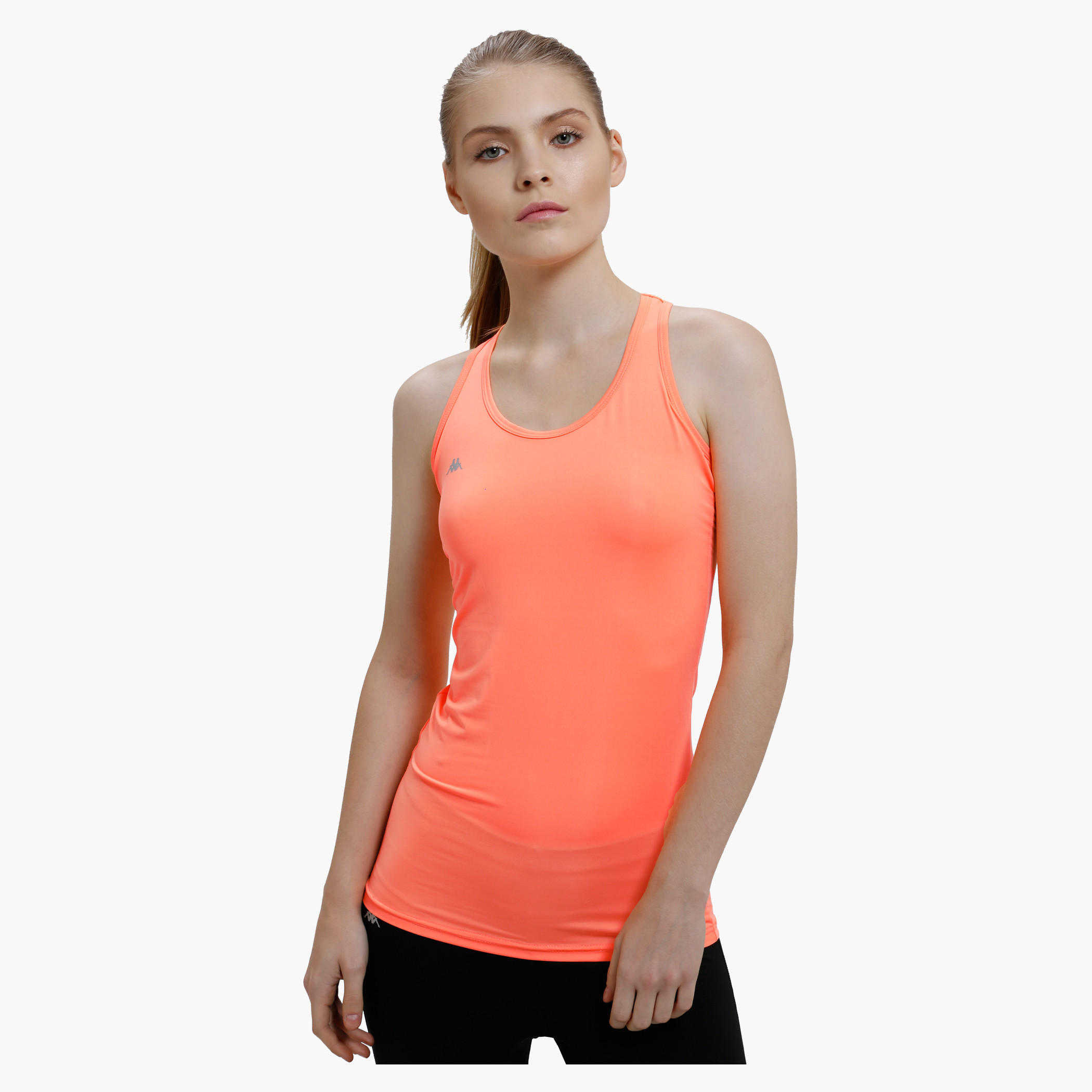Kappa Sleeveless T-Shirt with Round Neck and Racerback-women-clothing-sportswearandactivewear-tshirtsandvests-image-1