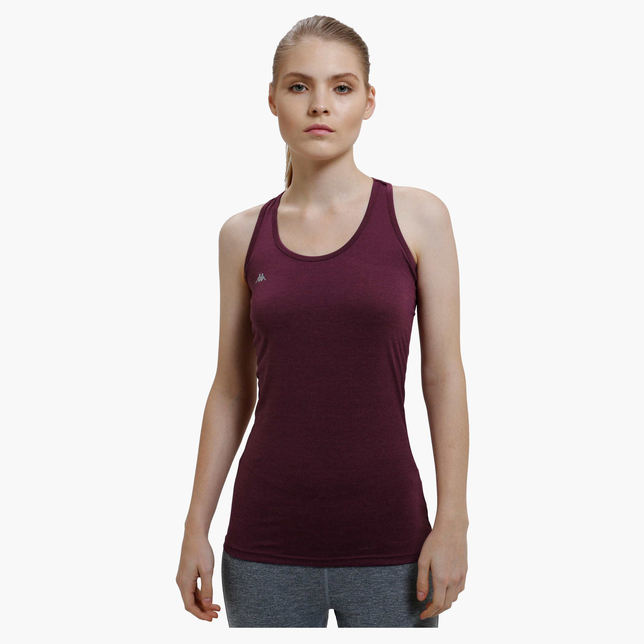 Kappa Sleeveless T-Shirt with Round Neck and Racerback-women-clothing-sportswearandactivewear-tshirtsandvests-image-6
