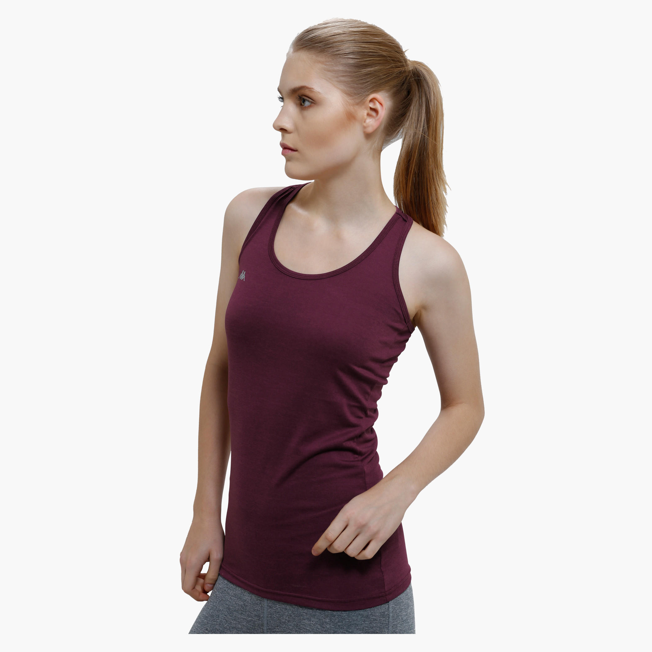 Kappa Sleeveless T-Shirt with Round Neck and Racerback-women-clothing-sportswearandactivewear-tshirtsandvests-image-8