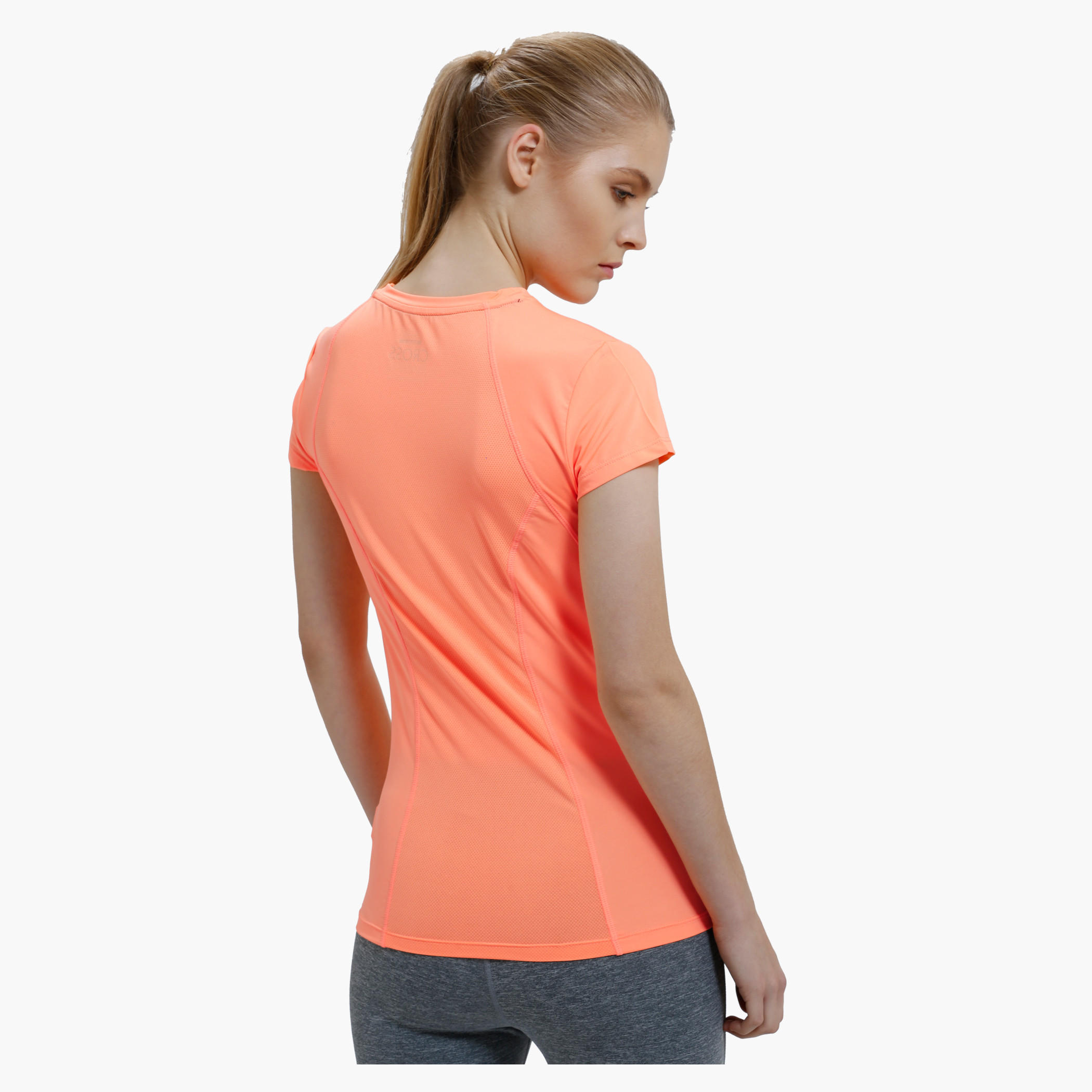 Kappa Round Neck T-Shirt and Short Sleeves-women-clothing-sportswearandactivewear-tshirtsandvests-image-2