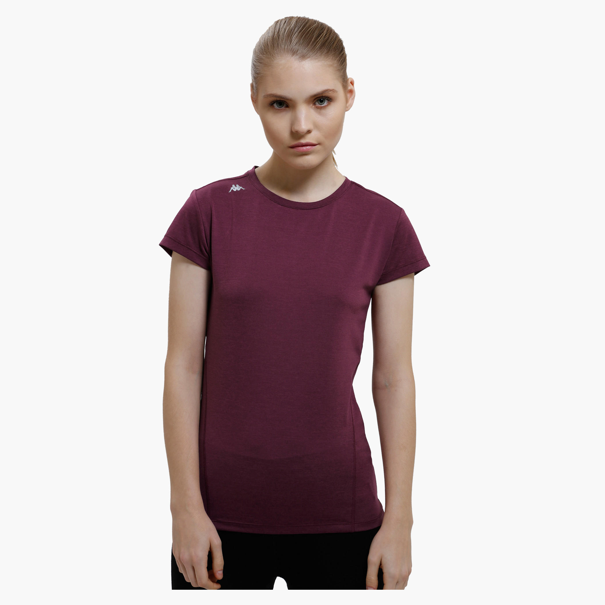 Kappa Round Neck T-Shirt and Short Sleeves-women-clothing-sportswearandactivewear-tshirtsandvests-image-6