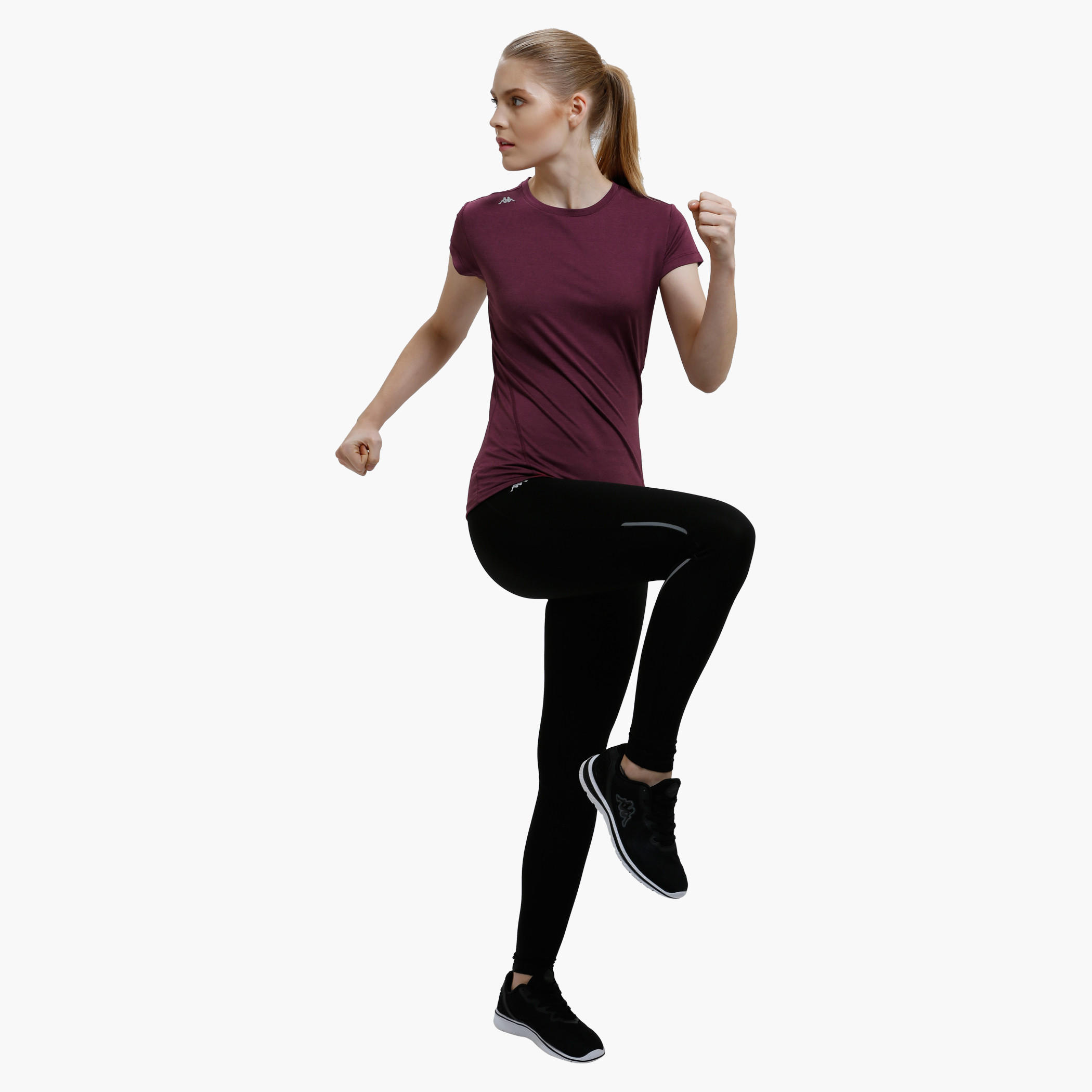 Kappa Round Neck T-Shirt and Short Sleeves-women-clothing-sportswearandactivewear-tshirtsandvests-image-10