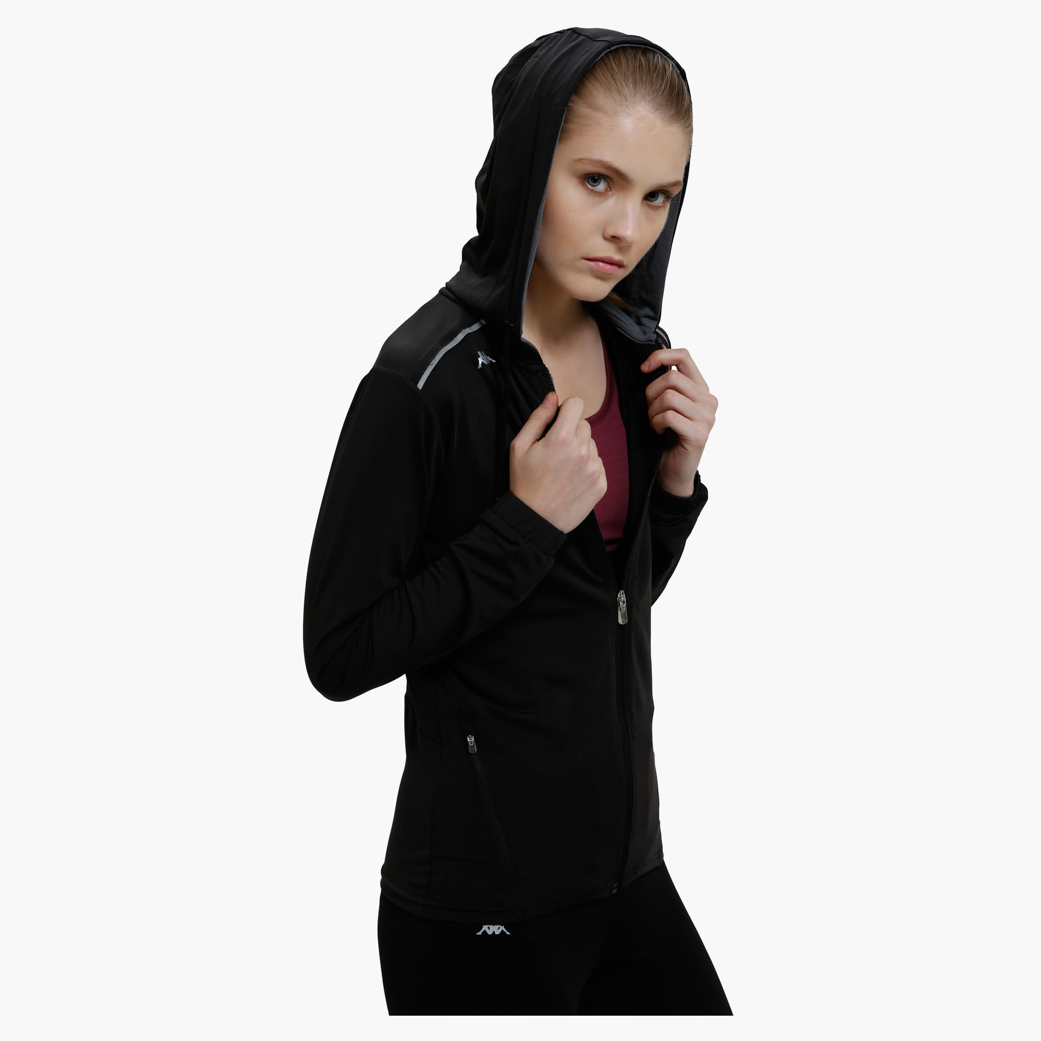 Kappa Hooded Jacket with Long Sleeves-women-clothing-sportswearandactivewear-hoodiesandsweatshirts-image-3