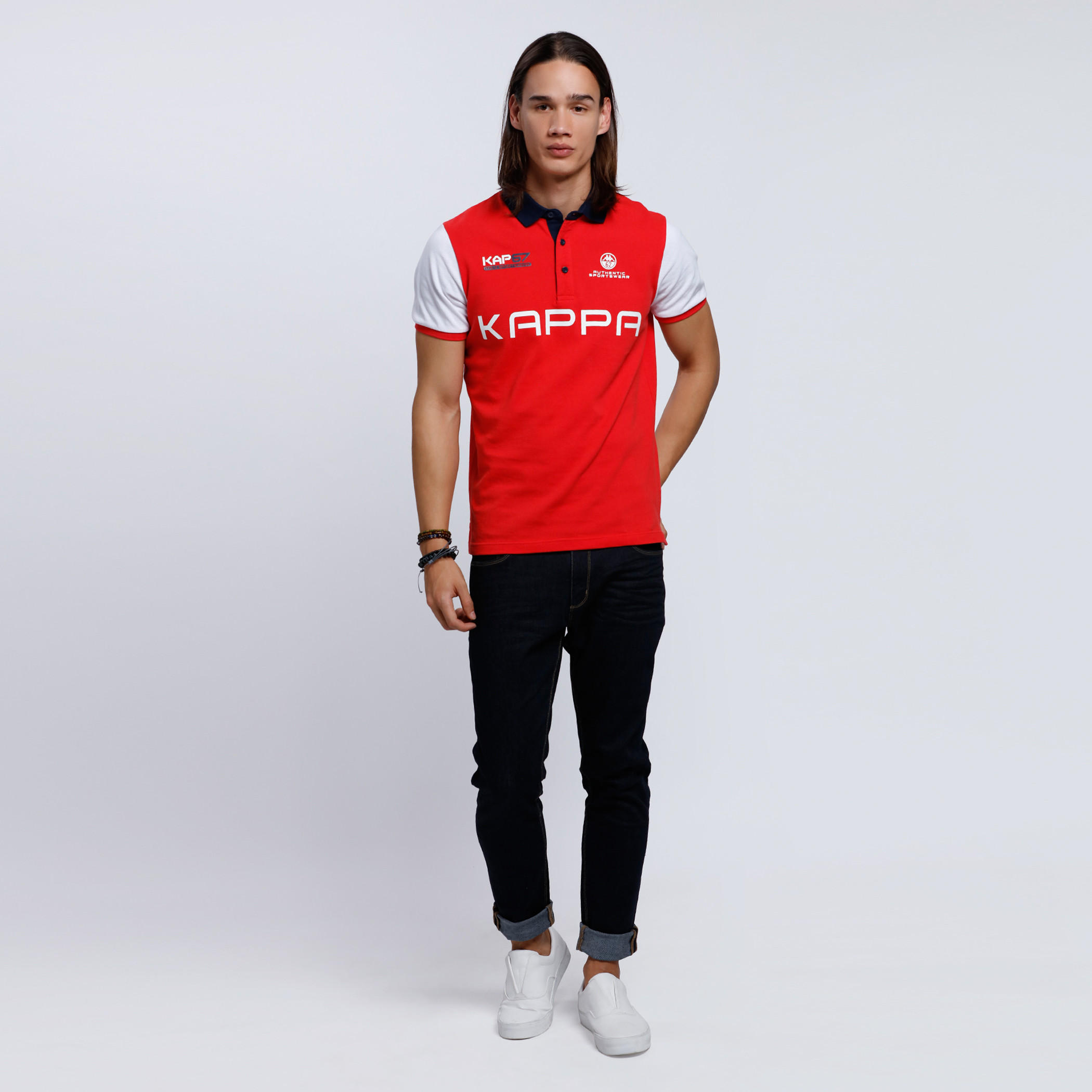 Kappa Printed T-Shirt with Polo Neck and Short Sleeves-men-clothing-sportswearandactivewear-tshirtsandpolos-image-5