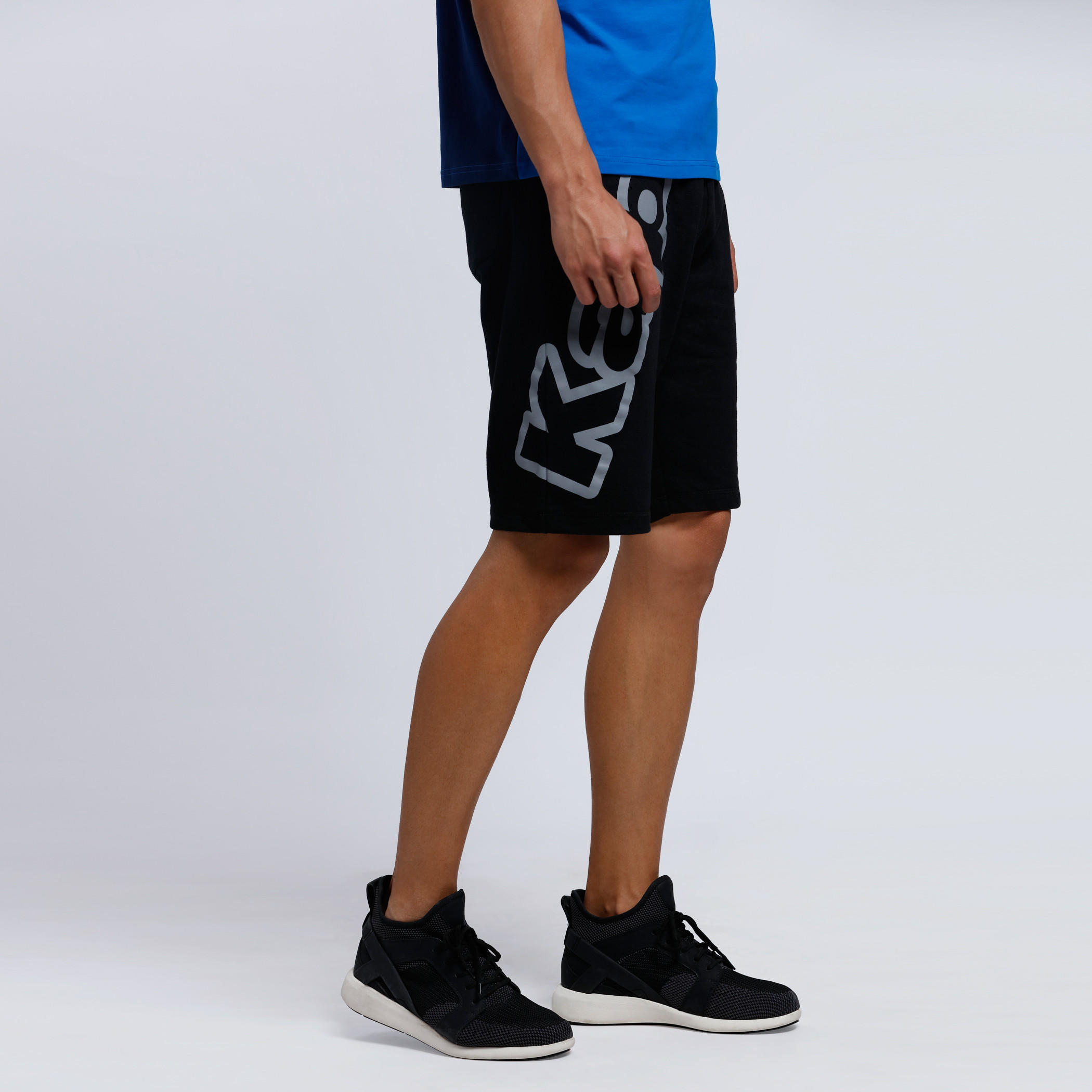 Kappa Printed Shorts with Elasticised Waistband-men-clothing-sportswearandactivewear-bottoms-image-3