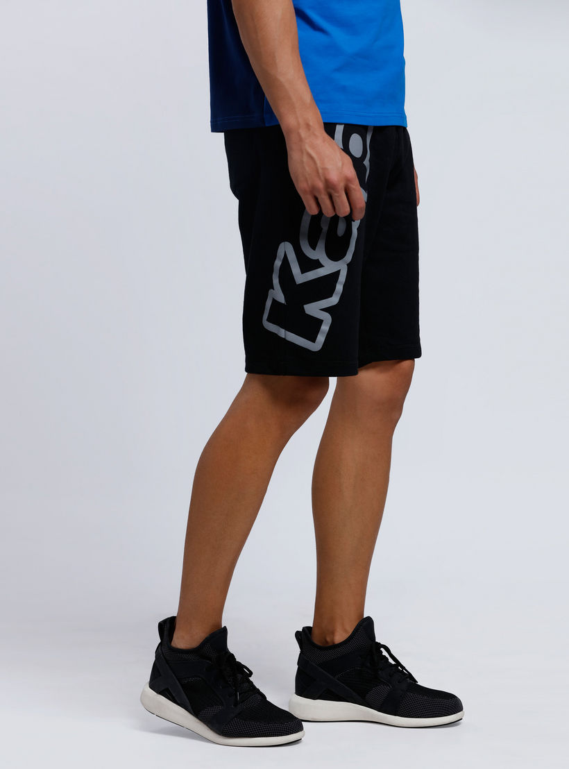 Kappa Printed Shorts with Elasticised Waistband-men-clothing-sportswearandactivewear-bottoms-image-3