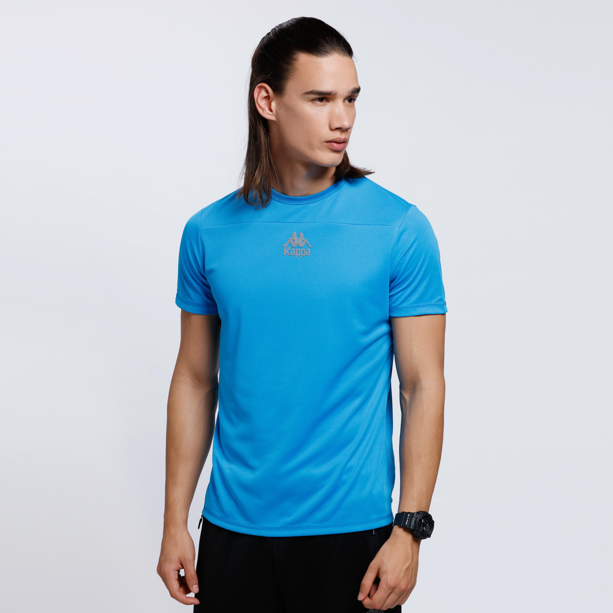 Kappa Crew Neck T-Shirt with Short Sleeves-men-clothing-sportswearandactivewear-tshirtsandpolos-image-1