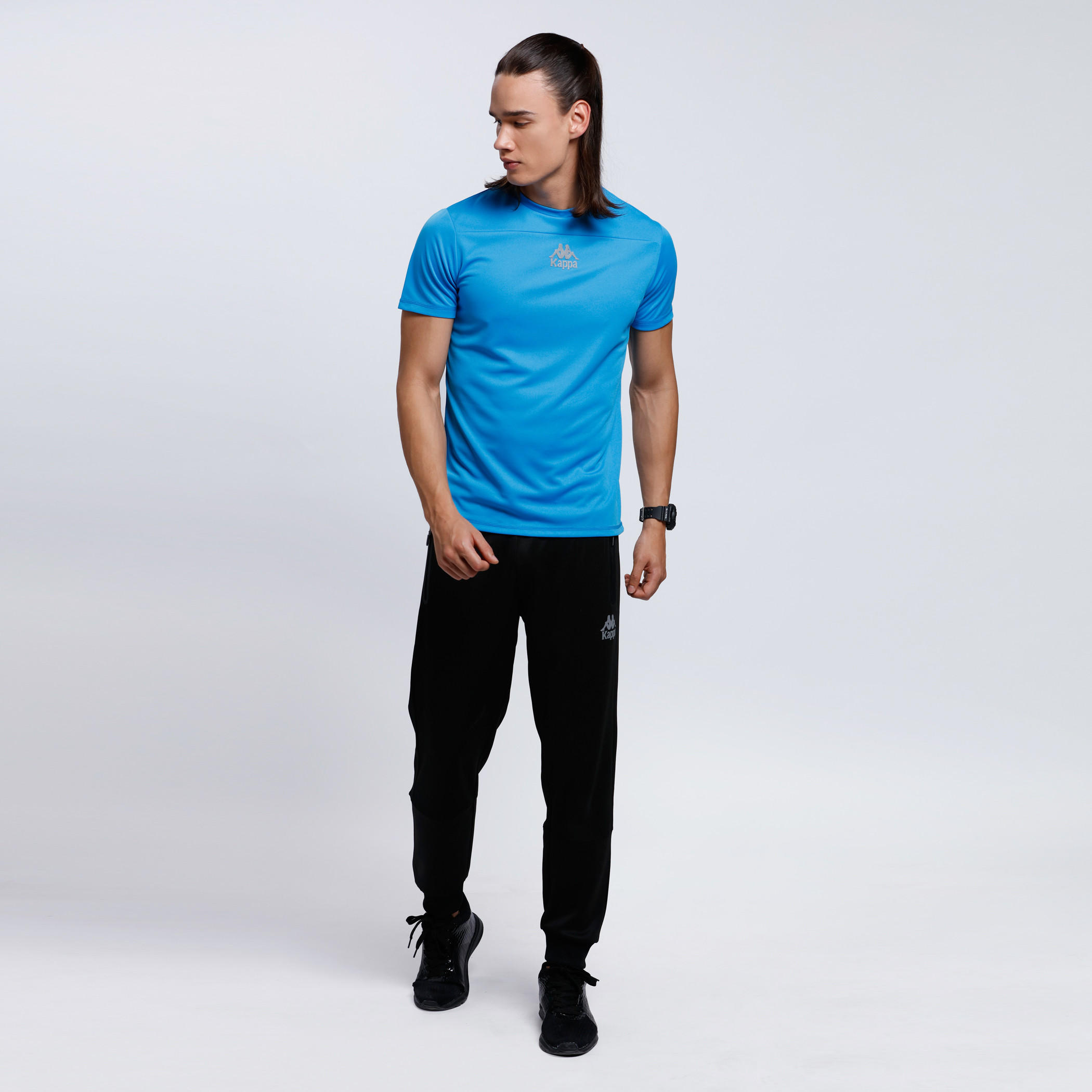 Kappa Crew Neck T-Shirt with Short Sleeves-men-clothing-sportswearandactivewear-tshirtsandpolos-image-5