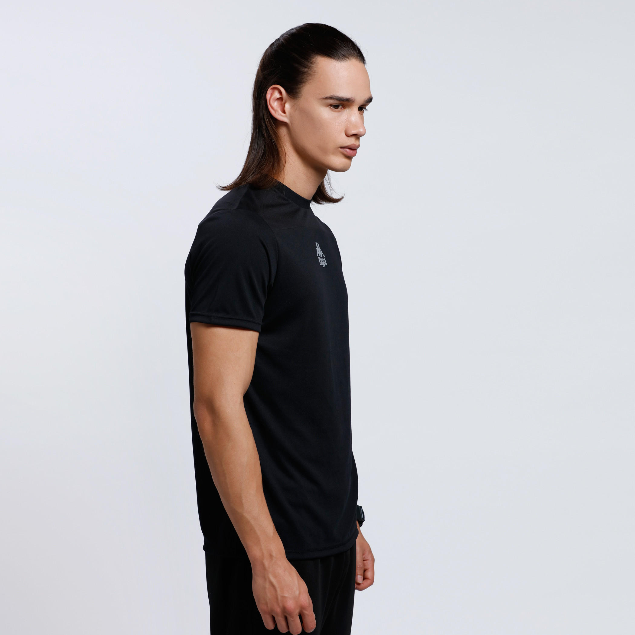 Kappa Crew Neck T-Shirt with Short Sleeves-men-clothing-sportswearandactivewear-tshirtsandpolos-image-3