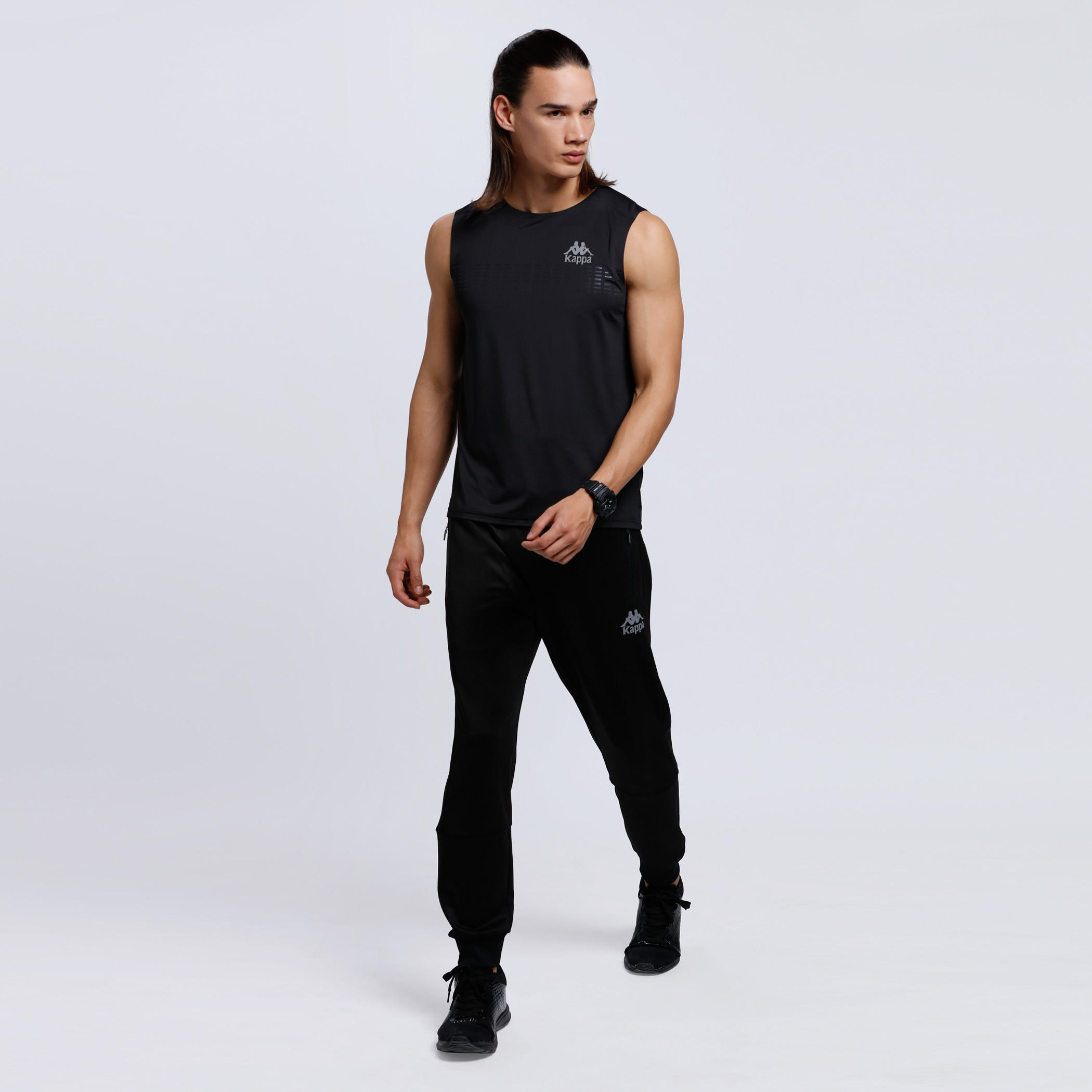 Regenerated Kappa Sleeveless T-Shirt with Crew Neck-men-clothing-sportswearandactivewear-tshirtsandpolos-image-5
