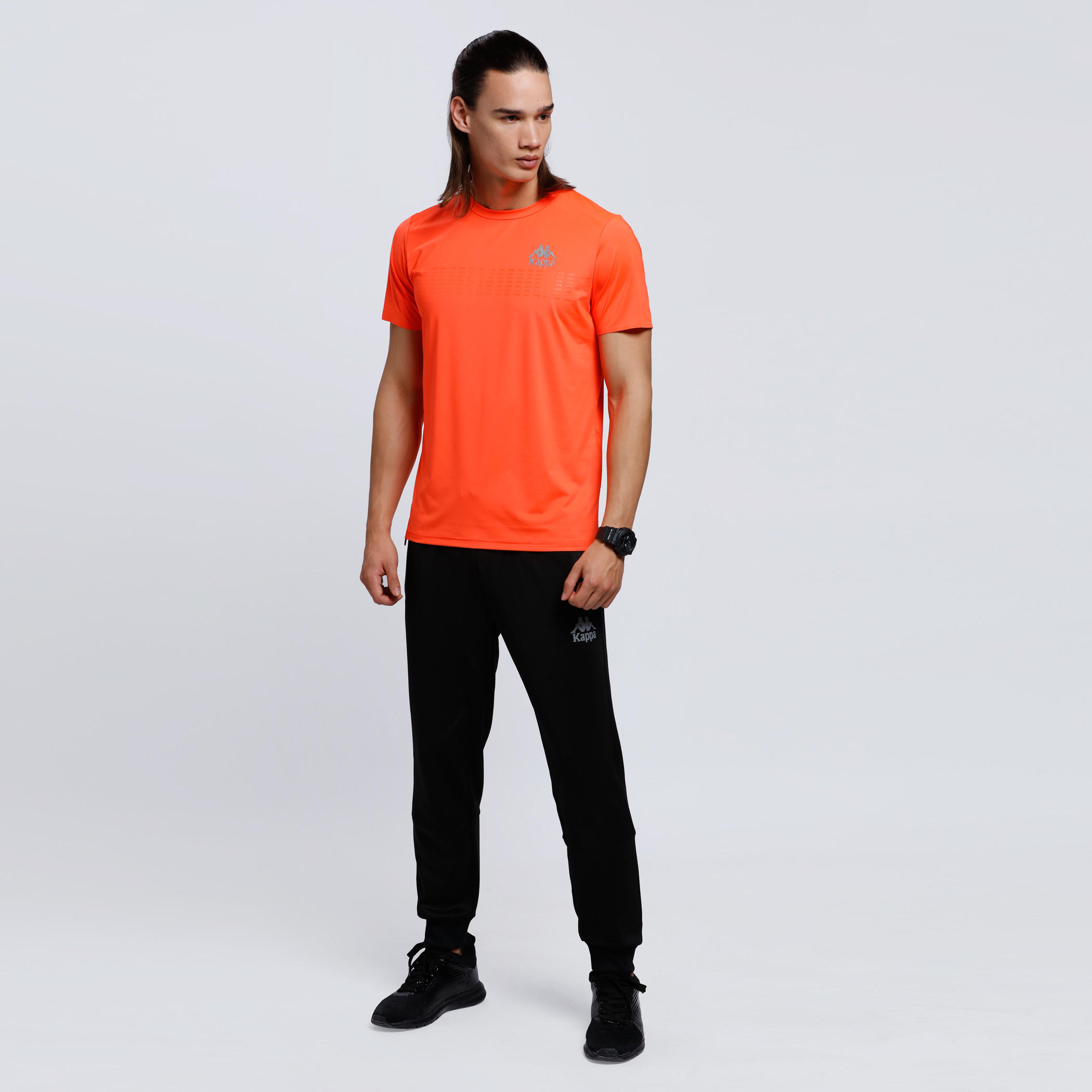 Kappa Crew Neck T-Shirt with Short Sleeves-men-clothing-sportswearandactivewear-tshirtsandpolos-image-5