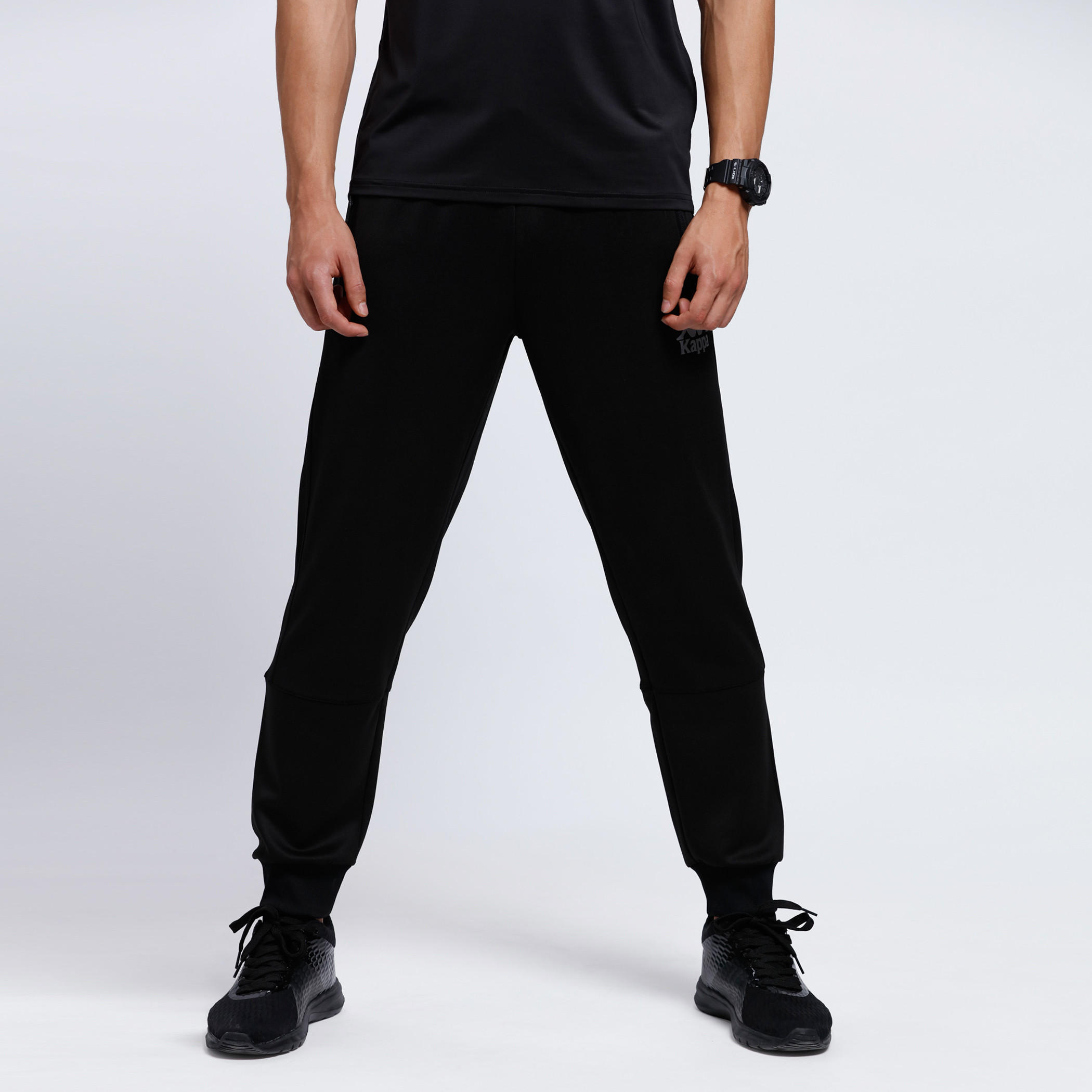 Kappa Full Length Jog Pants with Elasticised Waistband-men-clothing-sportswearandactivewear-bottoms-image-1
