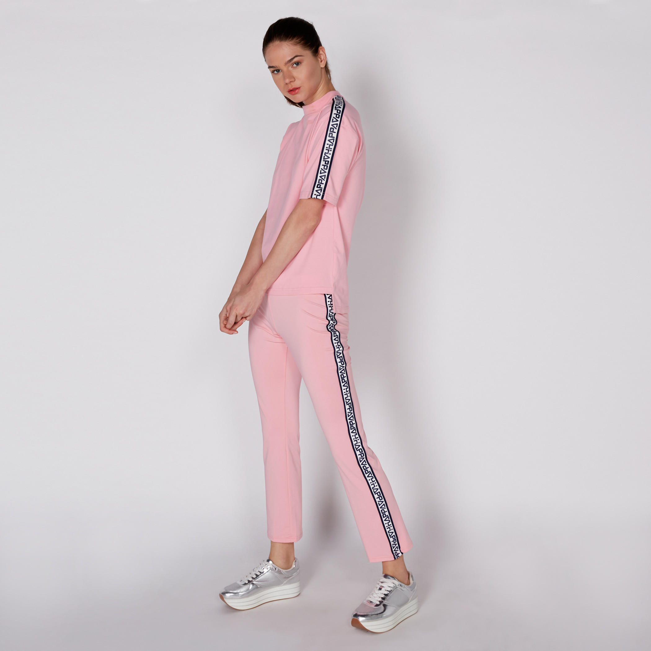 Kappa T-Shirt with High Neck and Short Sleeves-women-clothing-sportswearandactivewear-tshirtsandvests-image-1