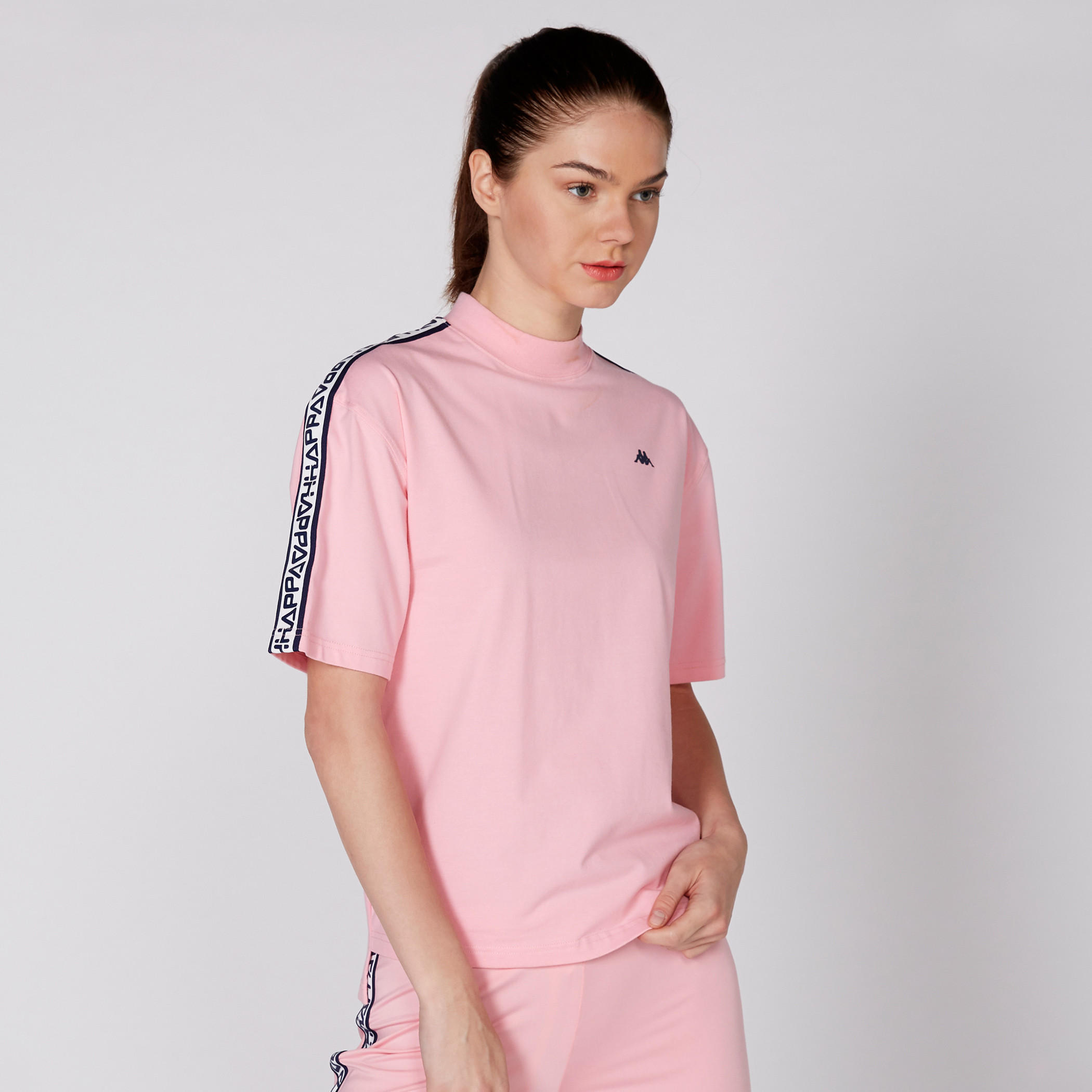 Kappa T-Shirt with High Neck and Short Sleeves-women-clothing-sportswearandactivewear-tshirtsandvests-image-2