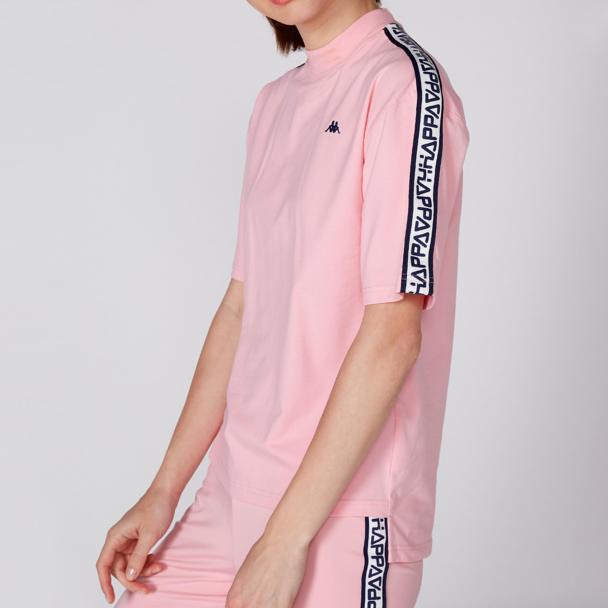 Kappa T-Shirt with High Neck and Short Sleeves-women-clothing-sportswearandactivewear-tshirtsandvests-image-3
