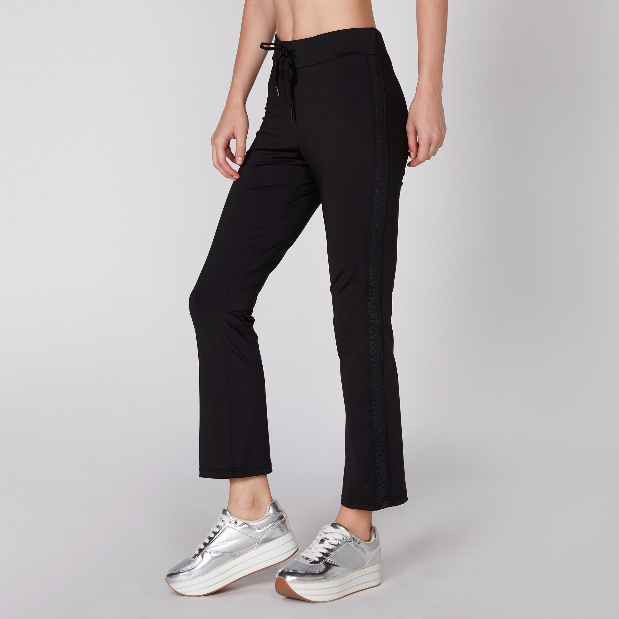 بنطال طويل بخصر مطّاطي من كابا-women-clothing-sportswearandactivewear-bottoms-image-2