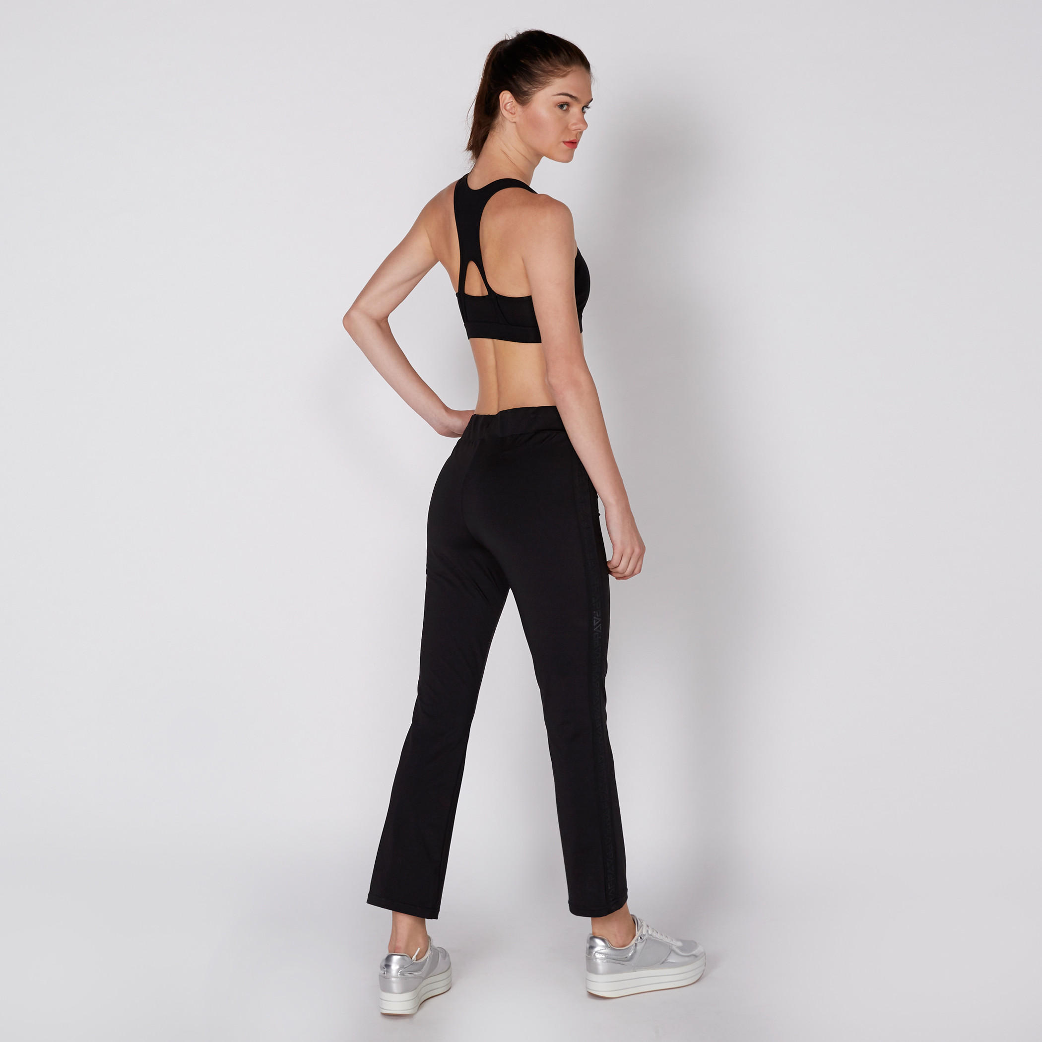 بنطال طويل بخصر مطّاطي من كابا-women-clothing-sportswearandactivewear-bottoms-image-4