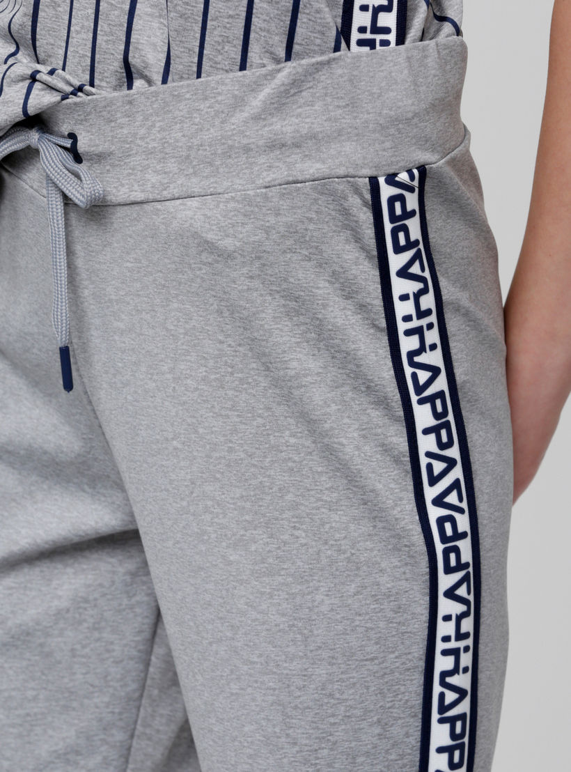 بنطال طويل بخصر مطّاطي مزيّن بشريطة من كابا-women-clothing-sportswearandactivewear-bottoms-image-4