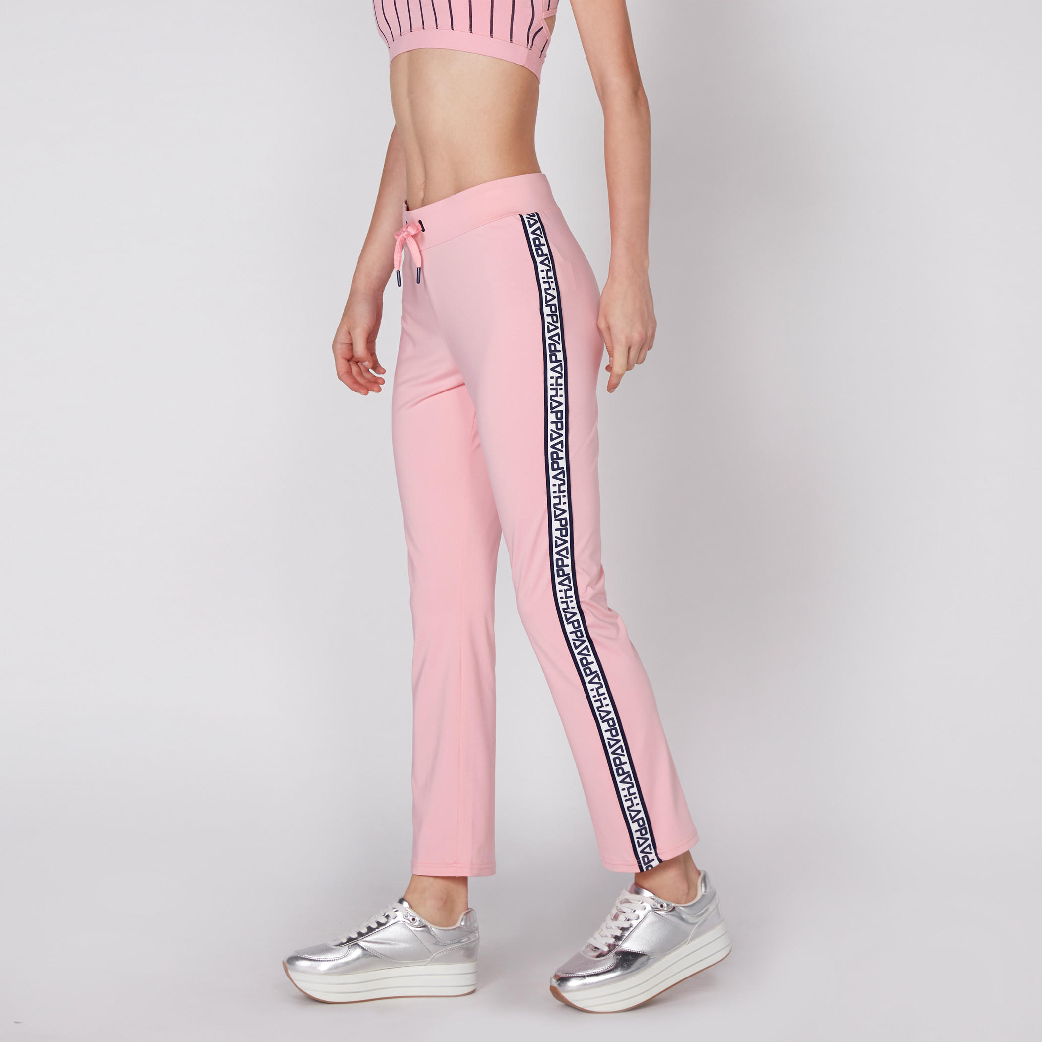 بنطال طويل بخصر مطّاطي من كابا-women-clothing-sportswearandactivewear-bottoms-image-2