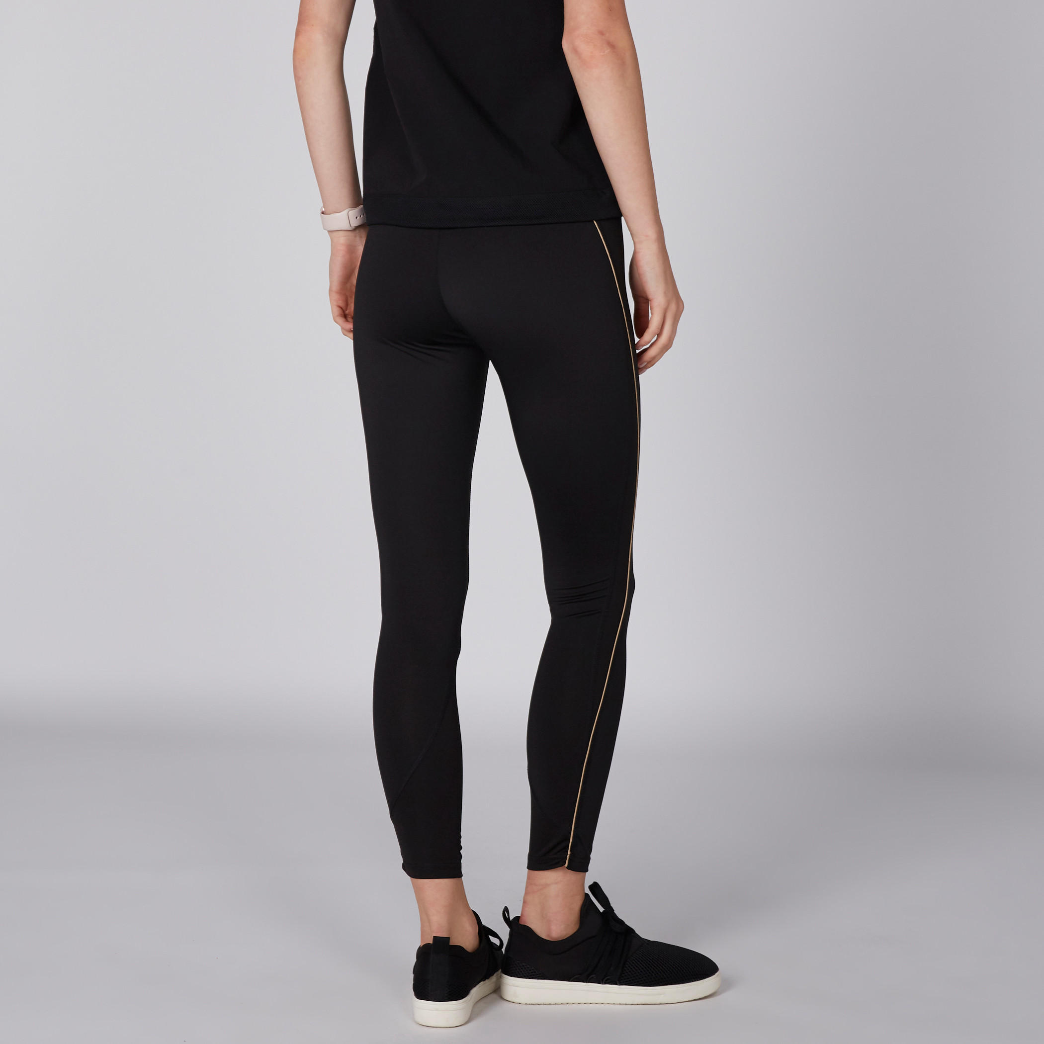 بنطال ليقنز طويل بخصر مطّاطي ورباط من كابا-women-clothing-bottoms-leggings-image-5