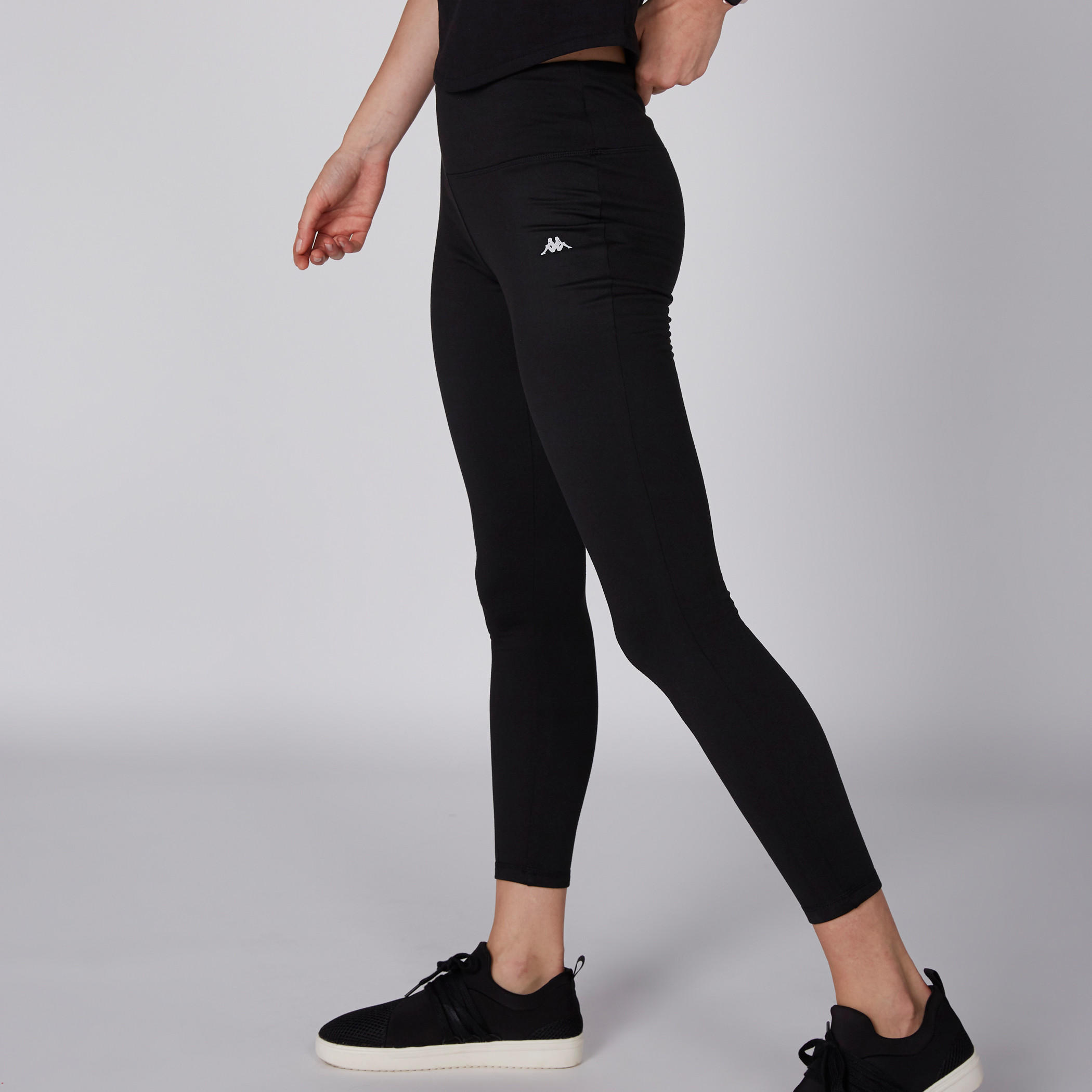 بنطال ليقنز طويل بخصر مطاطي من كابا-women-clothing-bottoms-leggings-image-4