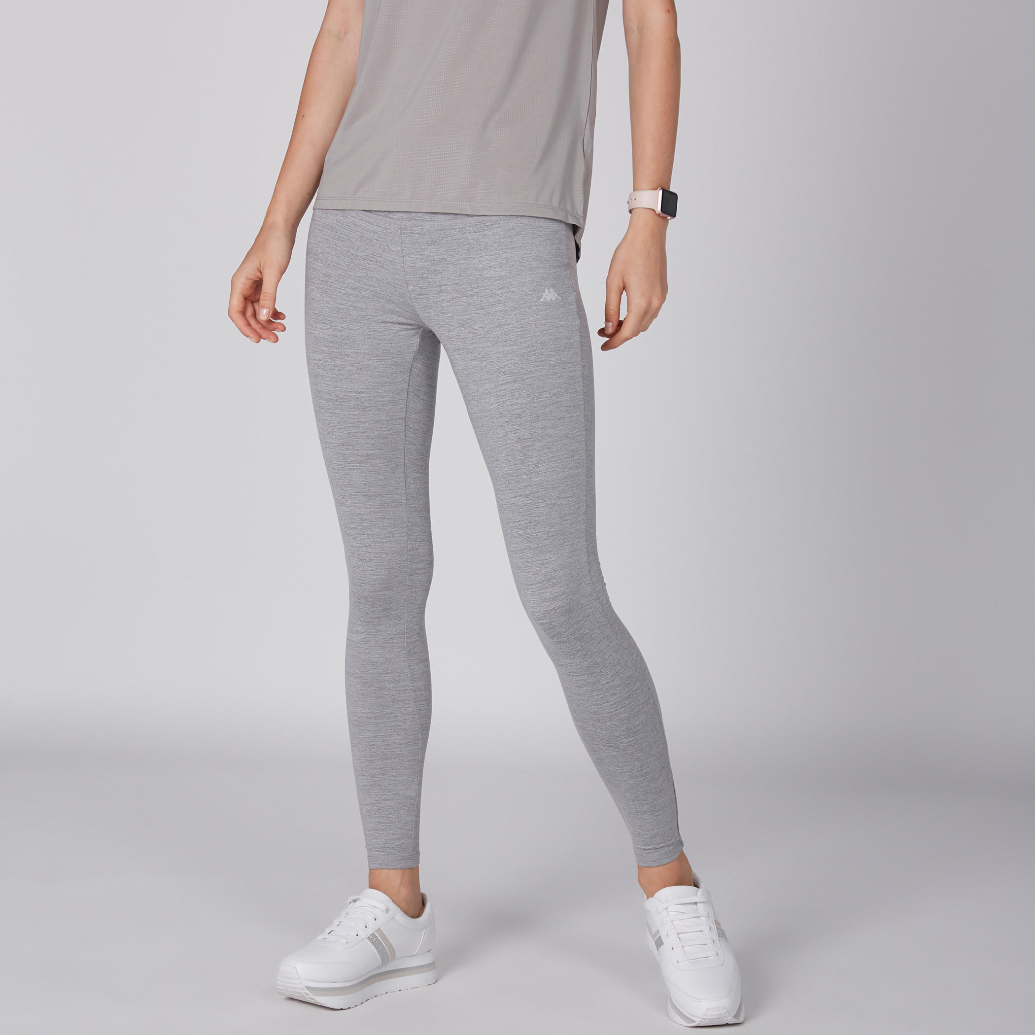 بنطال ليقنز طويل بخصر مطّاطي من كابا-women-clothing-bottoms-leggings-image-1