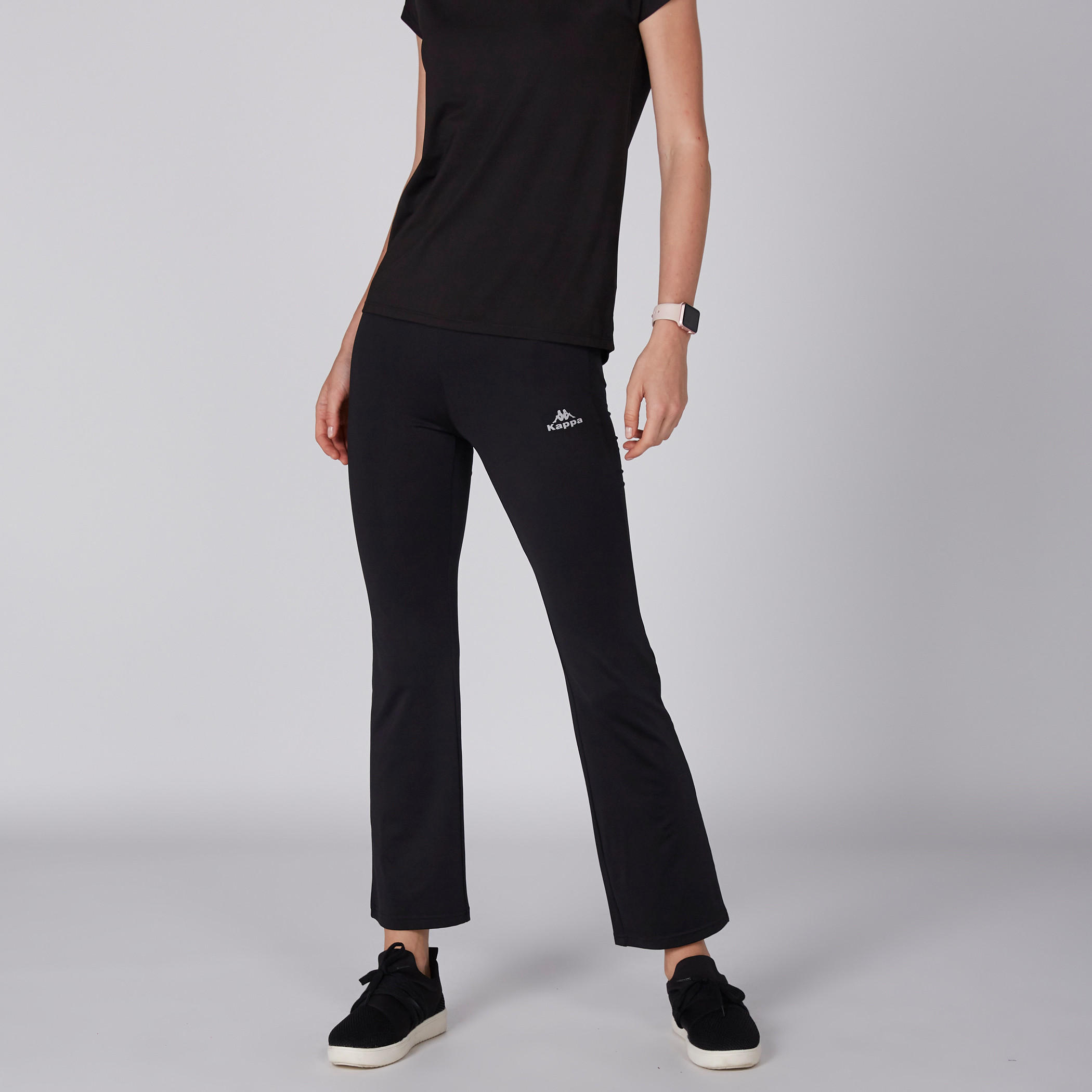 بنطال طويل بخصر مطّاطي من كابا-women-clothing-bottoms-trousers-image-1