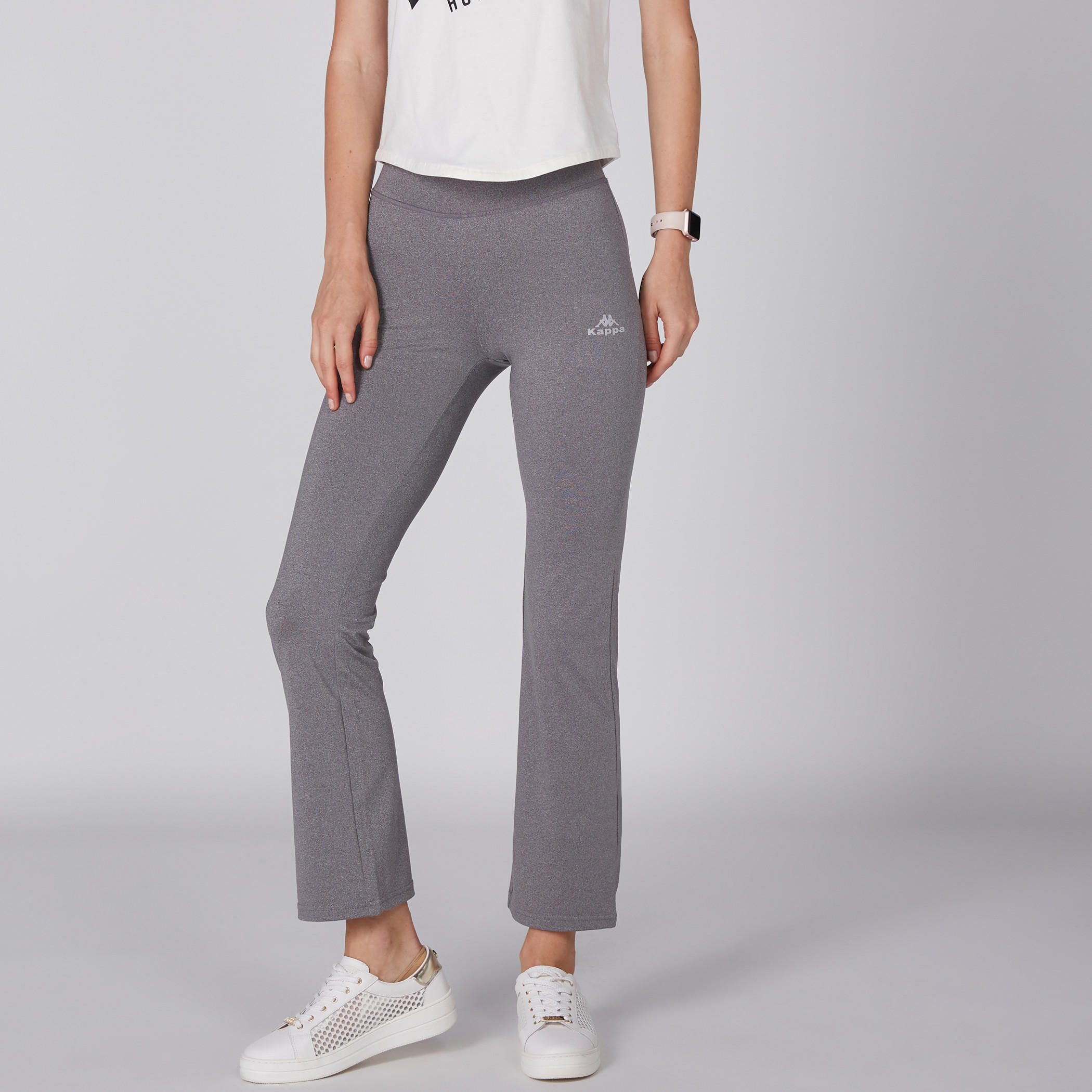 بنطال رياضي طويل بخصر مطّاطي من كابا-women-clothing-bottoms-trousers-image-1