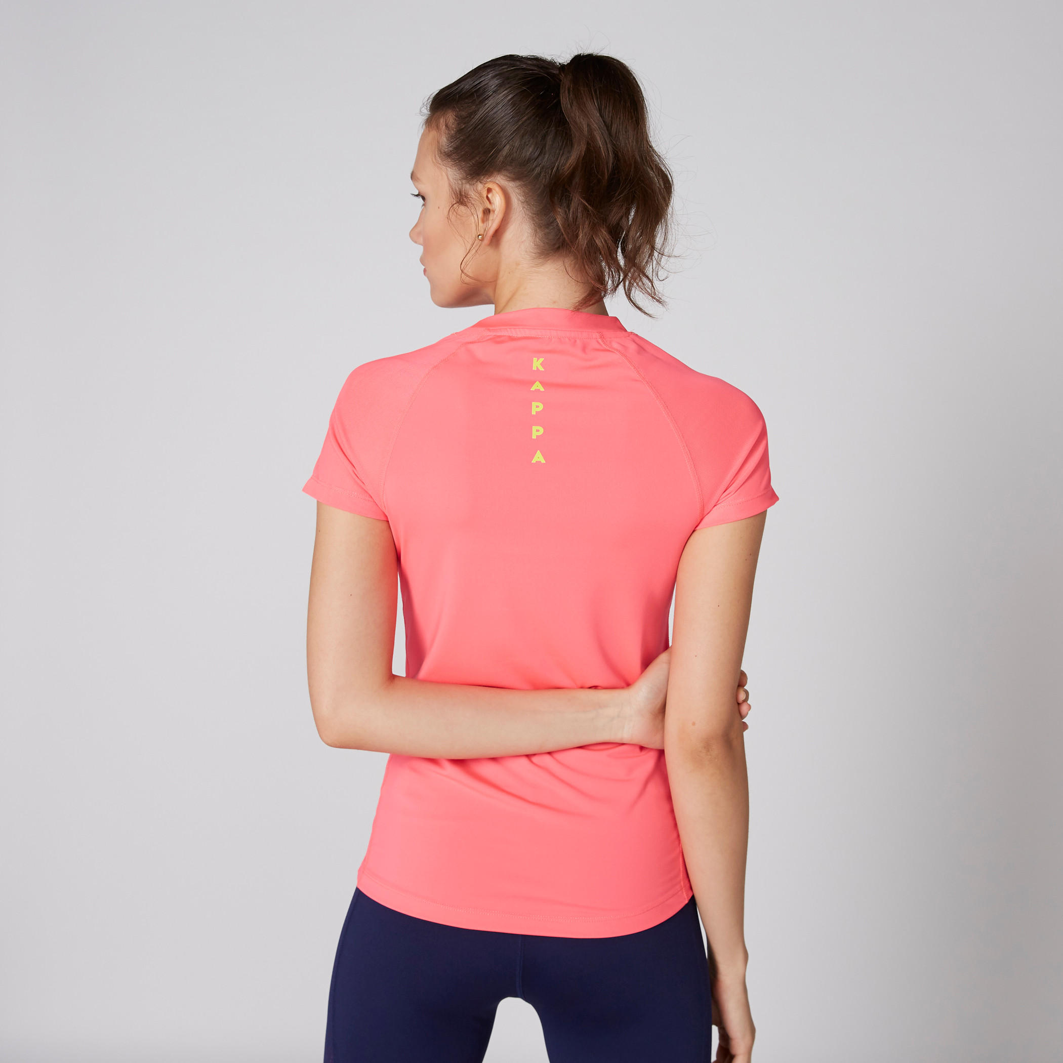 Kappa Round Neck T-Shirt with Raglan Sleeves-women-clothing-sportswearandactivewear-tshirtsandvests-image-1