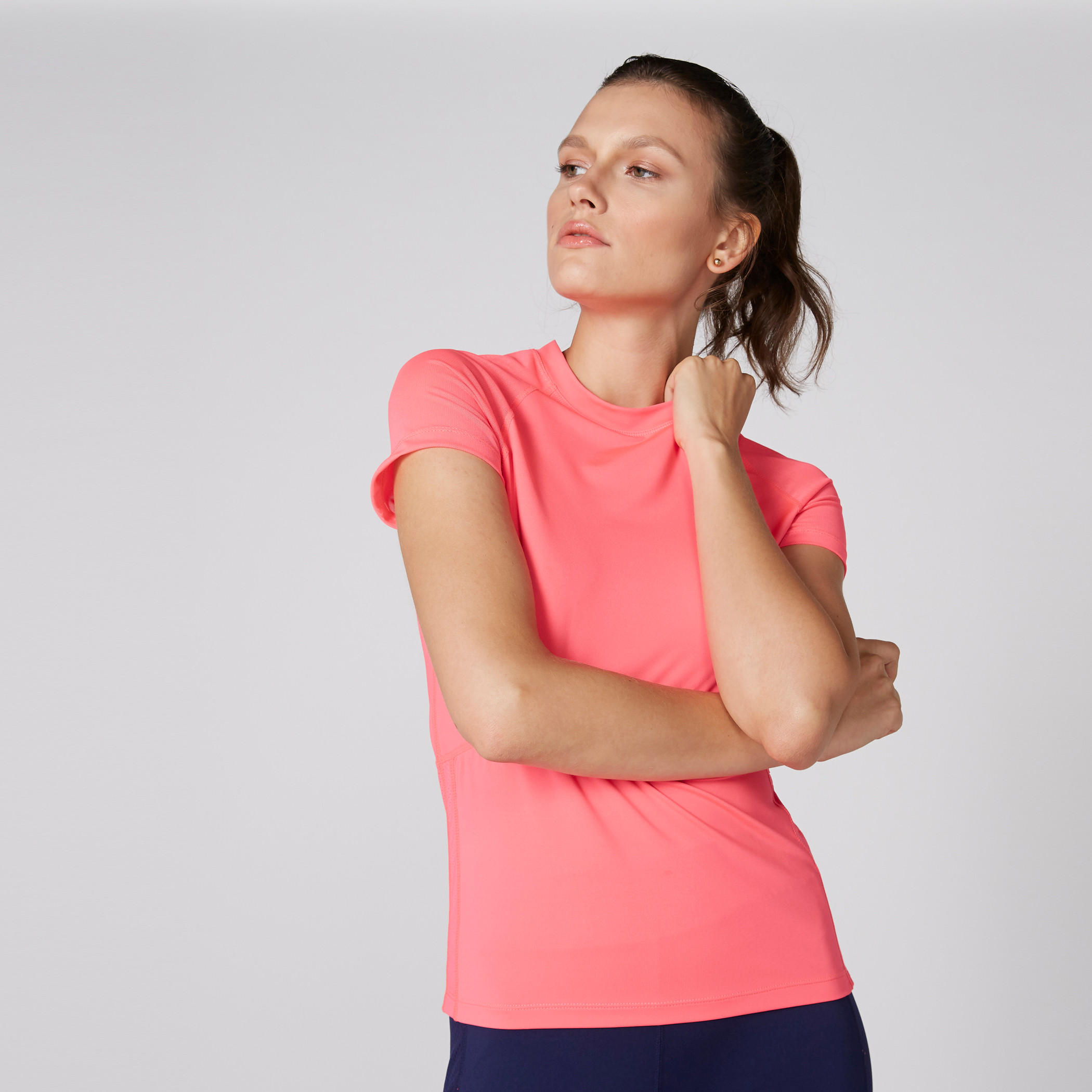 Kappa Round Neck T-Shirt with Raglan Sleeves-women-clothing-sportswearandactivewear-tshirtsandvests-image-2