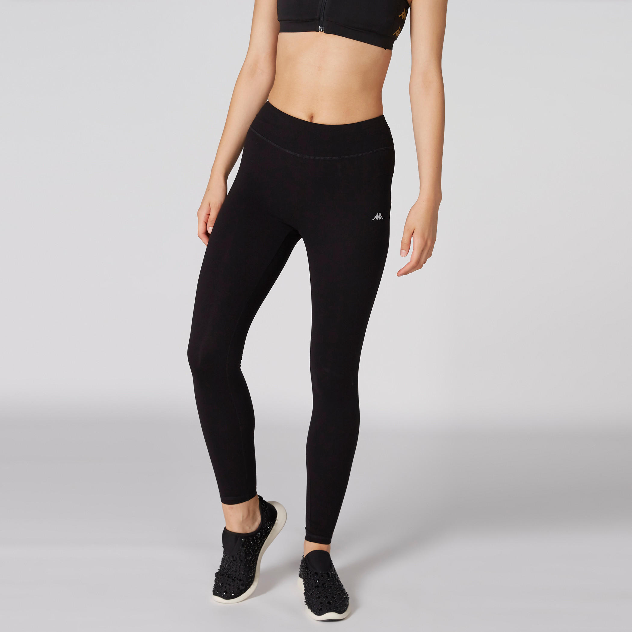 بنطال ليقنز طويل بخصر مطاطي من كابا-women-clothing-sportswearandactivewear-bottoms-image-3