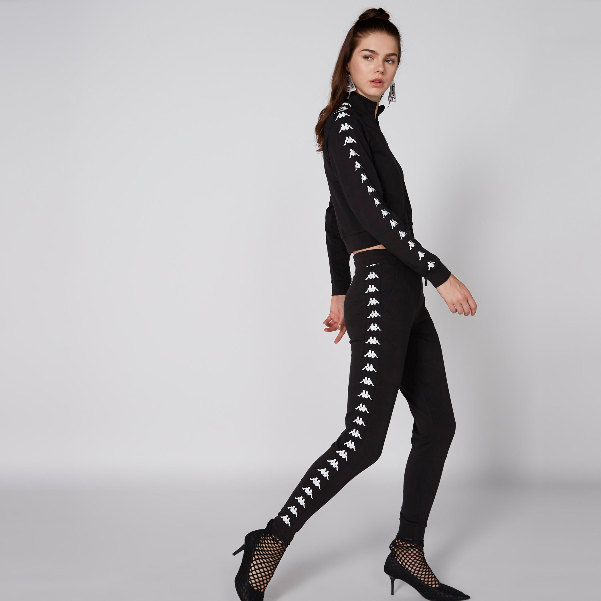 Kappa Long Sleeves Bomber Jacket with Zip Closure and Tape Detail-women-clothing-sportswearandactivewear-coatsandjackets-jackets-image-4