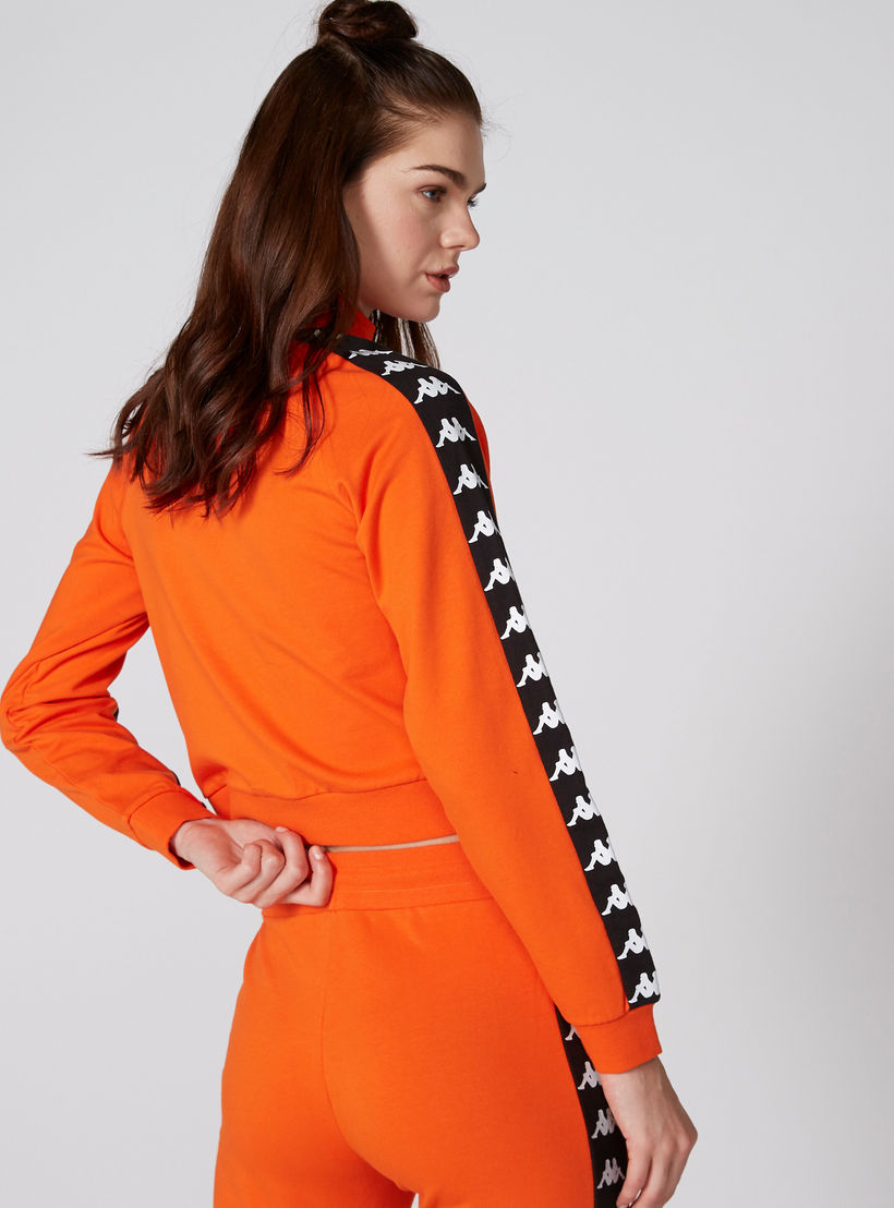 جاكيت بومبر بأكمام طويلة وسحّاب إغلاق من كابا-women-clothing-sportswearandactivewear-coatsandjackets-jackets-image-2