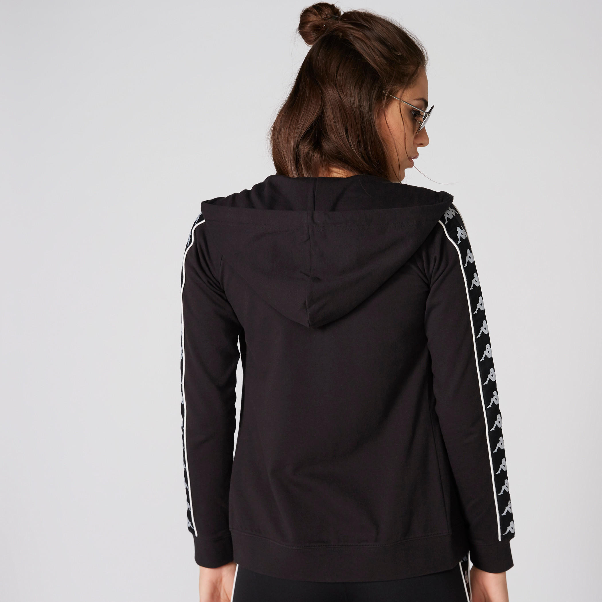 هودي بأكمام طويلة وسحّاب إغلاق من كابا-women-clothing-sportswearandactivewear-hoodiesandsweatshirts-image-2