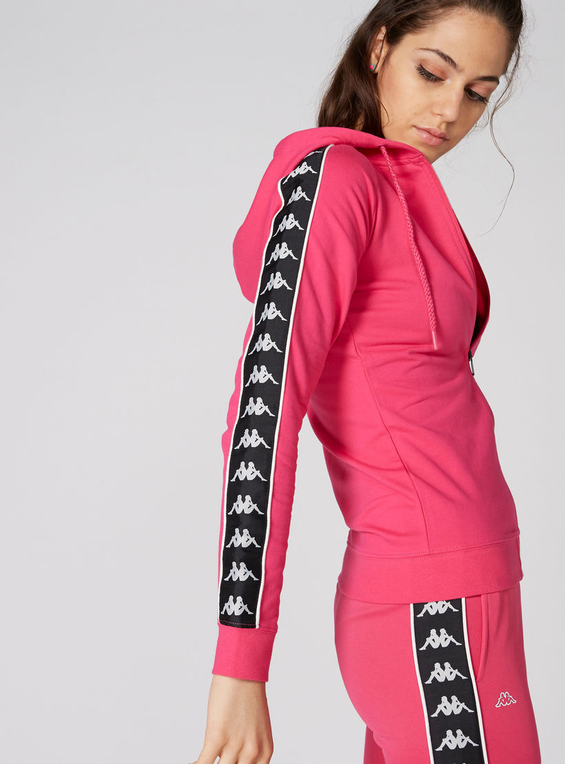 جاكيت بسحّاب إغلاق وقبعة من كابا-women-clothing-sportswearandactivewear-coatsandjackets-jackets-image-4