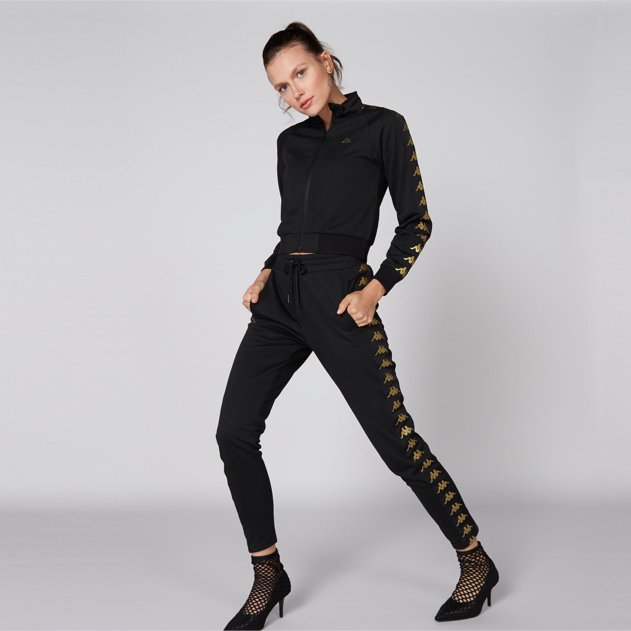 Kappa Printed Full Length Pants with Drawstring-women-clothing-sportswearandactivewear-bottoms-image-1