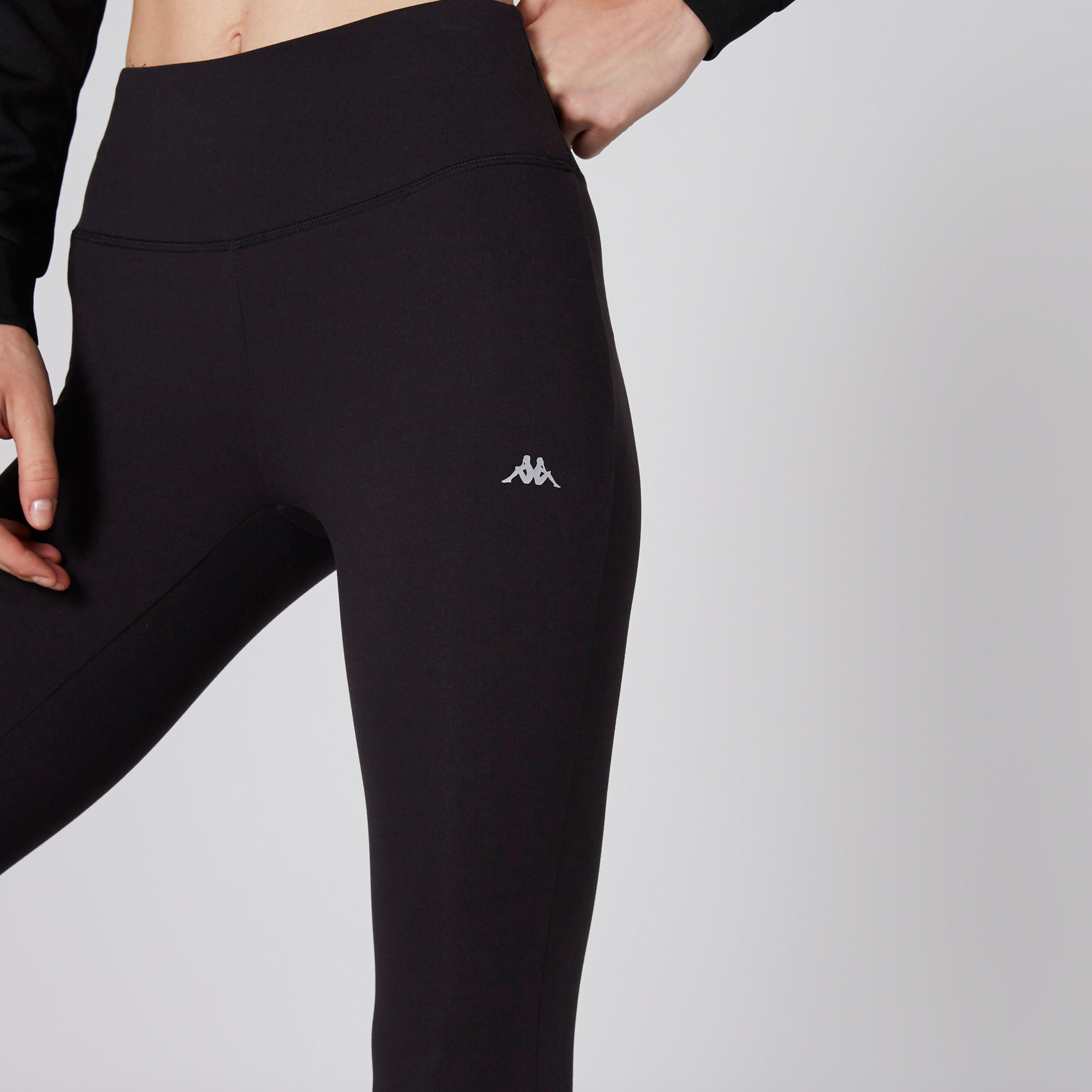 بنطال طويل بخصر مطّاطي من كابا-women-clothing-bottoms-leggings-image-4